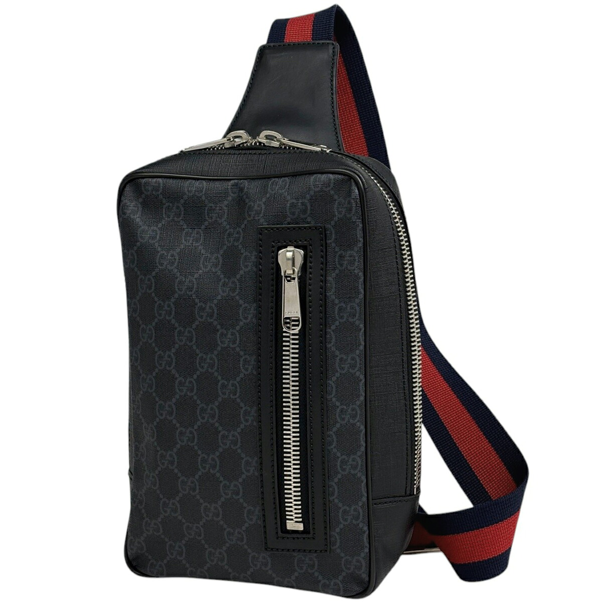グッチ GUCCI GG柄 上半身御徒面子 ホンブルグ帽GGスプリーム 上塗り帆布 黒いこと 478325 メンズ 【中古】 msp29
