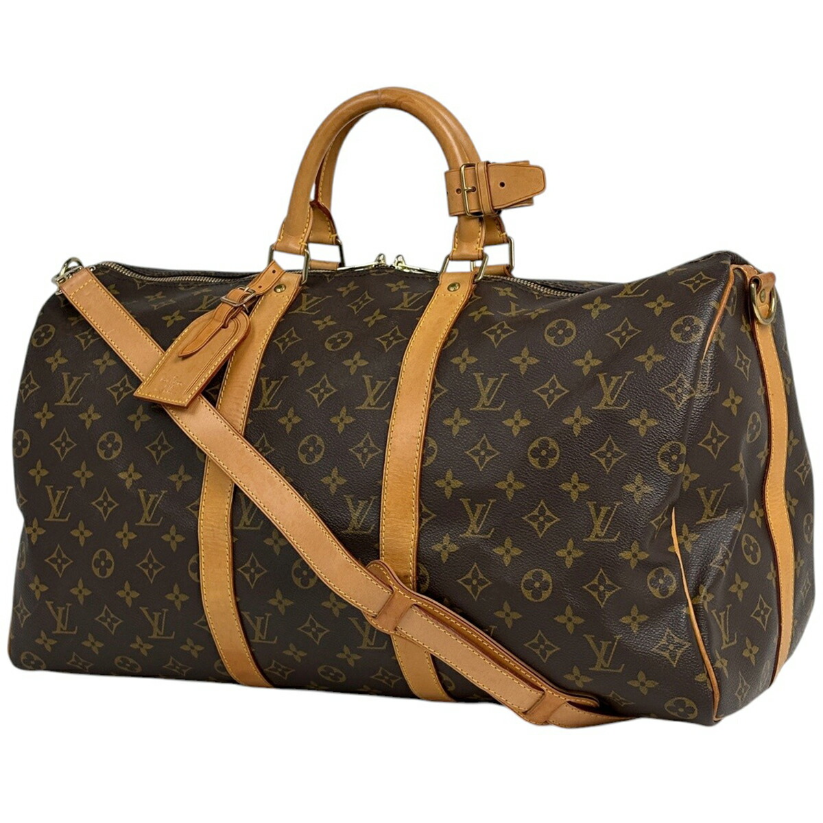 ルイ・ヴィトン Louis Vuitton キーポル バンドリエール50 2WAY ボストンバッグ モノグラム 赤銅色 M41416 レディース 【中古】 msp29