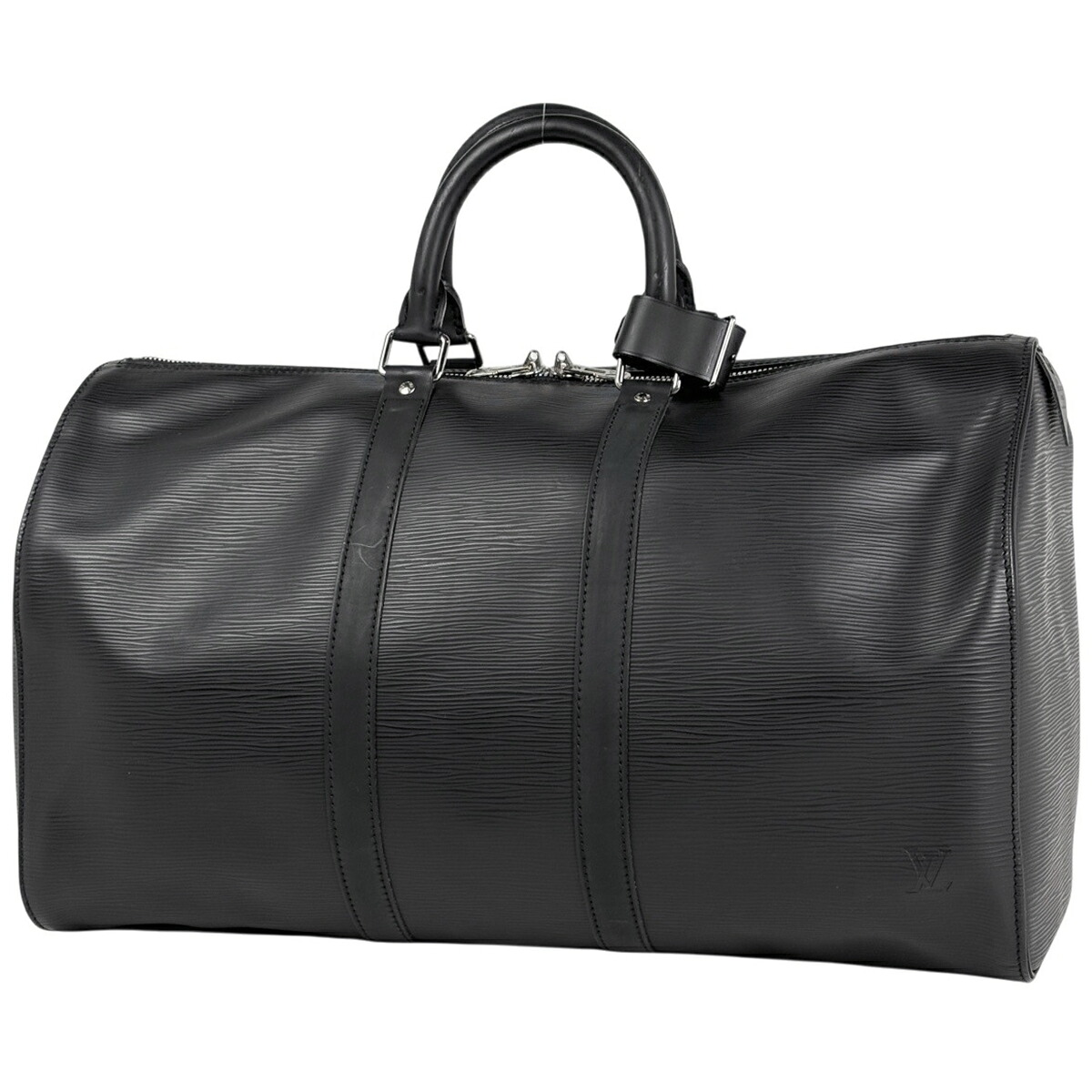 ルイ・ヴィトン Louis Vuitton キーポル45 ハンドバック ボストンバッグ エピ ノワール(黒いこと) M59152 レディース 【中古】