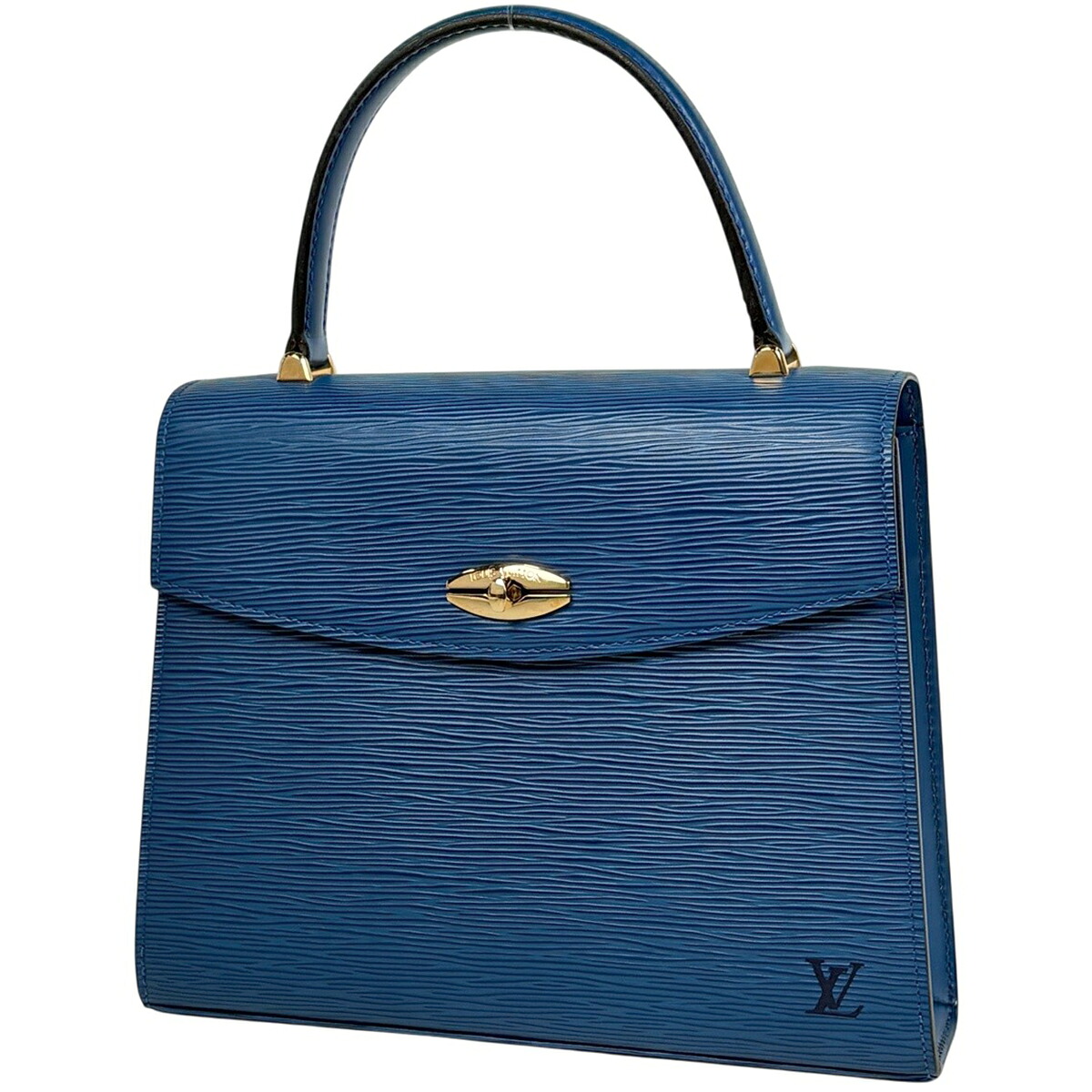 ルイ・ヴィトン Louis Vuitton マルゼルブ ハンドバッグ エピ トレドブルー M52375 レディース 【中古】｜バイセル 店