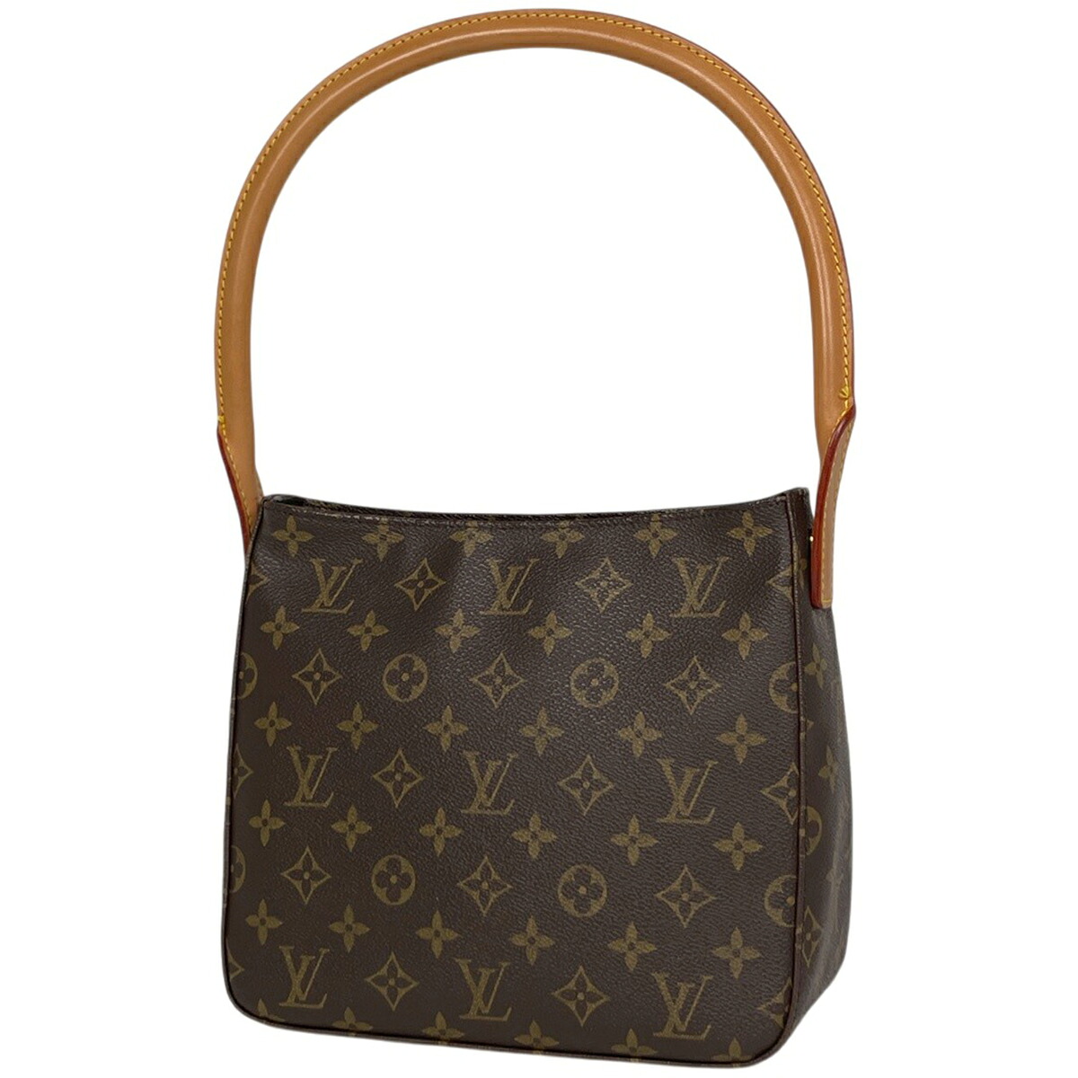 ルイ・ヴィトン Louis Vuitton ルーピングMM 壱肩部 ショルダーバッグ モノグラム 赤銅色 M51146 レディース 【中古】