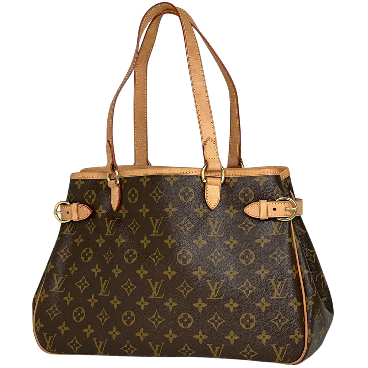 ルイ・ヴィトン Louis Vuitton バティニョール オリゾンタル ショルダーバッグ トートバッグ モノグラム 赤銅色 M51154 レディース 【中古】