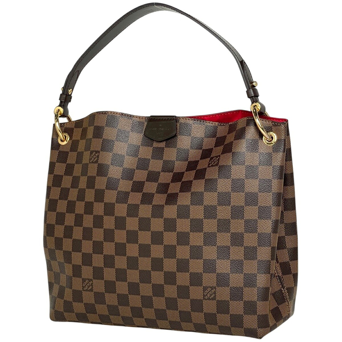 ルイ・ヴィトン Louis Vuitton グレースフルPM 一肩先 ショルダーバッグ ダミエ 赤銅色 N44044 レディース 【中古】
