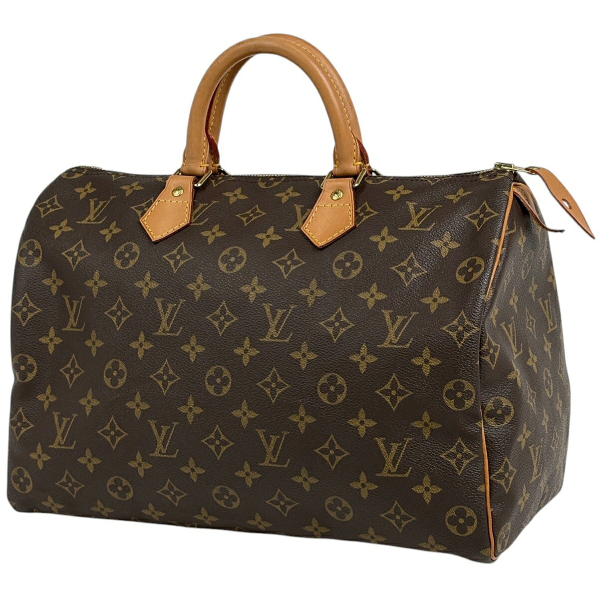 ルイ・ヴィトン Louis Vuitton スピーディ35 ハンドバッグ モノグラム ブラウン M41524 レディース 【中古】|バイセル 店