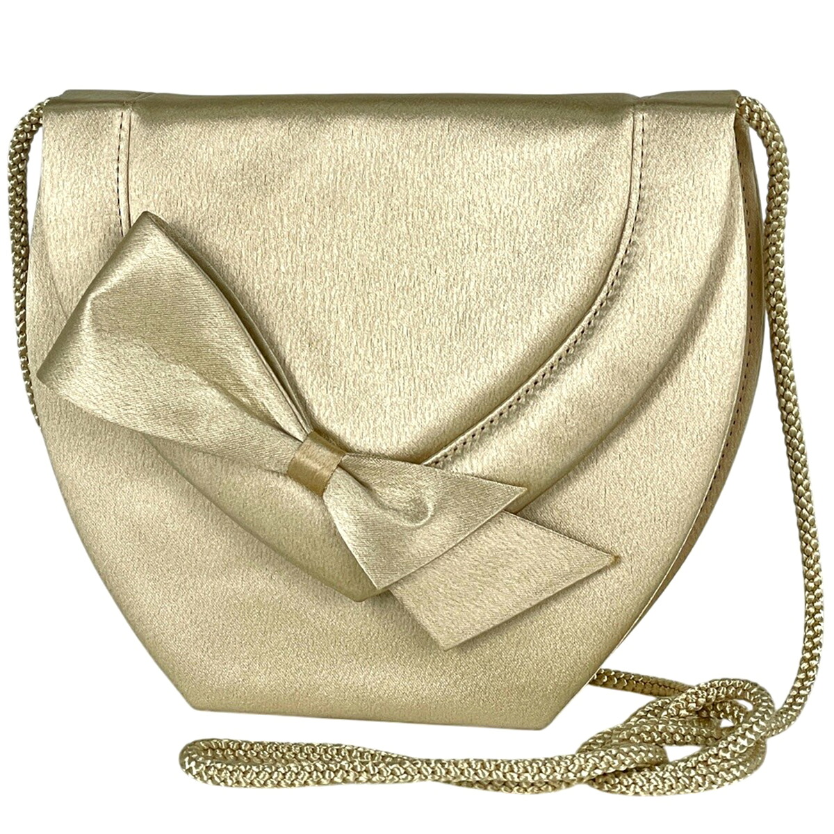 イヴ・サンローラン YVES SAINT LAURENT シュロの葉 ショルダーバッグ 繻子 皮膚軟化剤 レディース 【中古】