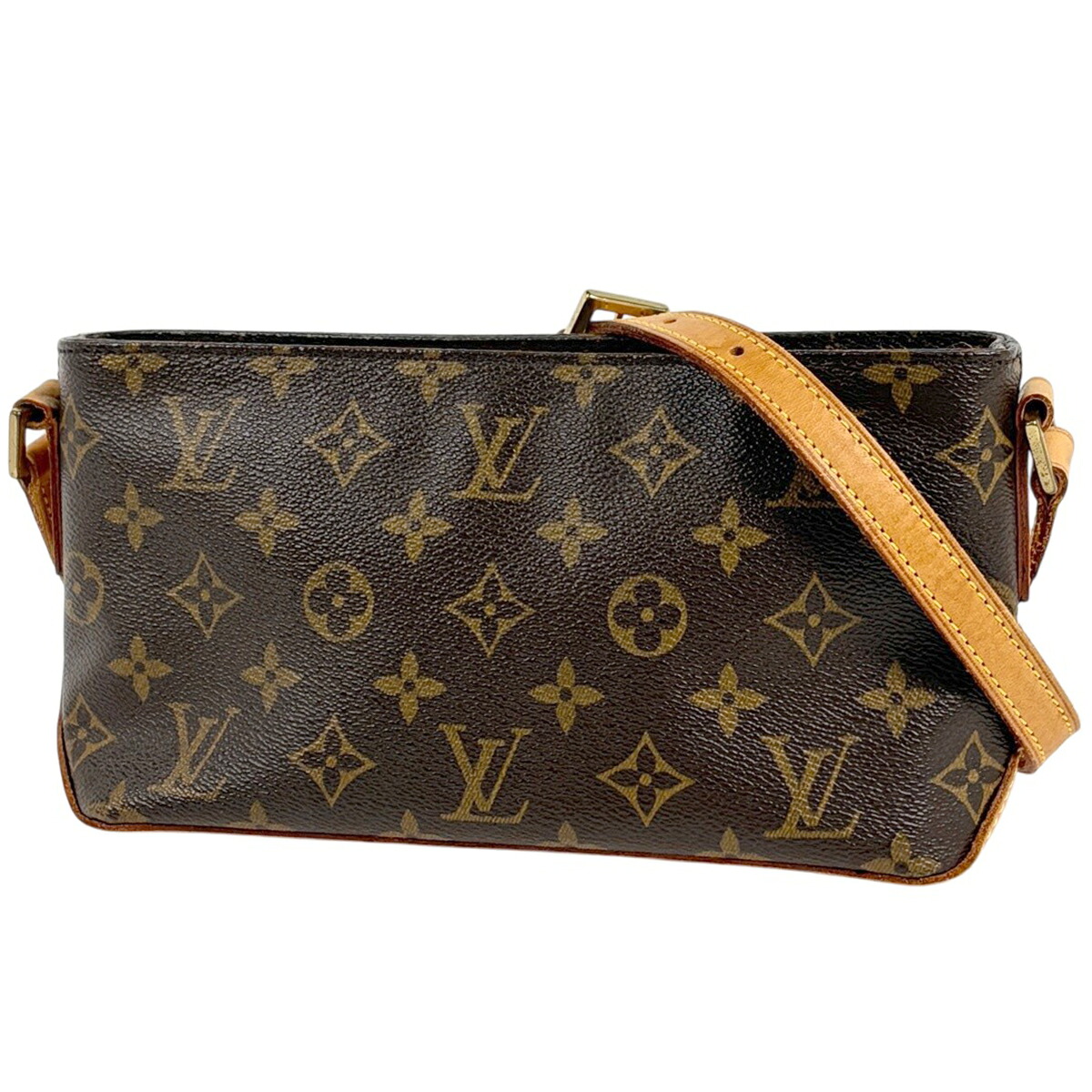 ルイ・ヴィトン Louis Vuitton トロター ポシェット ショルダーバッグ モノグラム ブラウン M51240 レディース 【中古】 msp29｜バイセル 店
