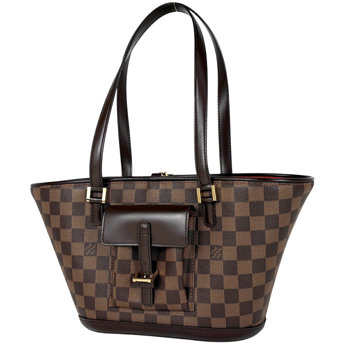 ルイ・ヴィトン Louis Vuitton マノスクPM ショルダーバッグ 肩掛け 台形型 ハンドバッグ ダミエ ブラウン N51121 レディース 【中古】 msp29｜バイセル 店 69,630円