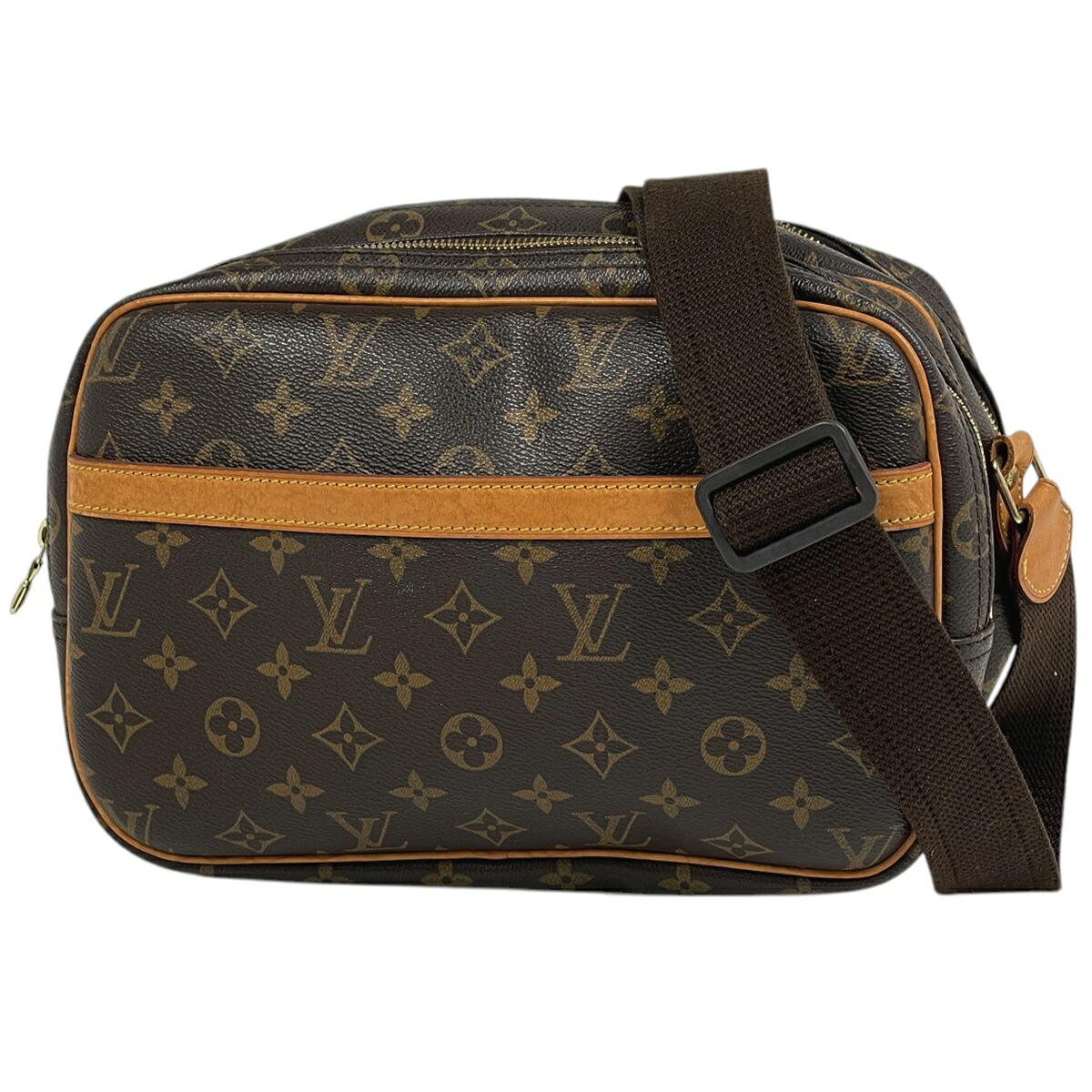 ルイ・ヴィトン Louis Vuitton 特派員PM 曲がった掛け ショルダーバッグ モノグラム 赤銅色 M45254 レディース 【中古】