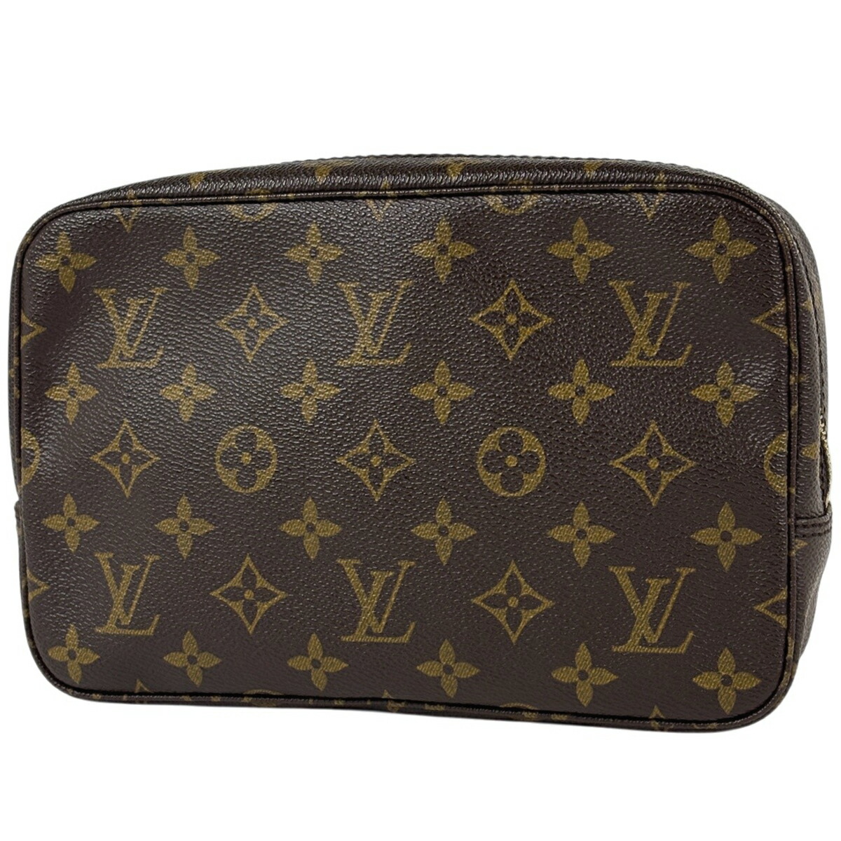 ルイ・ヴィトン Louis Vuitton トゥルース 室内用便器23 二番目御徒面子 かざり付ける合切袋 モノグラム 赤銅色 M47524 レディース 【中古】