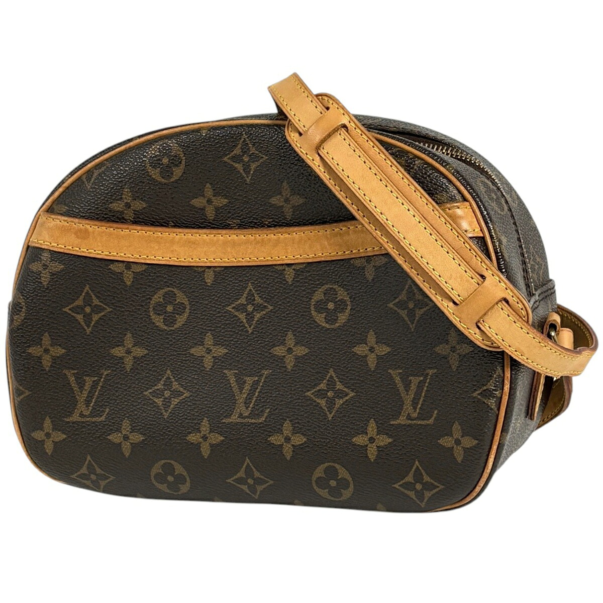 ルイ・ヴィトン Louis Vuitton ブロワ 曲がった掛け ショルダーバッグ モノグラム 赤銅色 M51221 レディース 【中古】