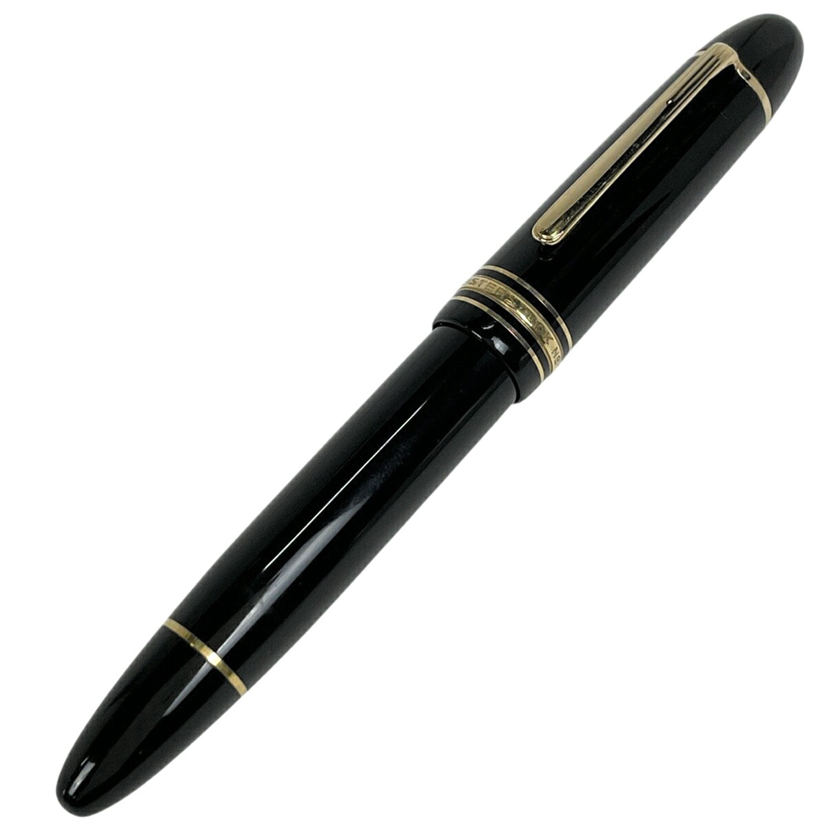 モンブラン MONTBLANC マイスターシュテュック 149 筆 文房具 筆記用具 筆 可塑性物質 黒いこと ゴールド レディース 【中古】