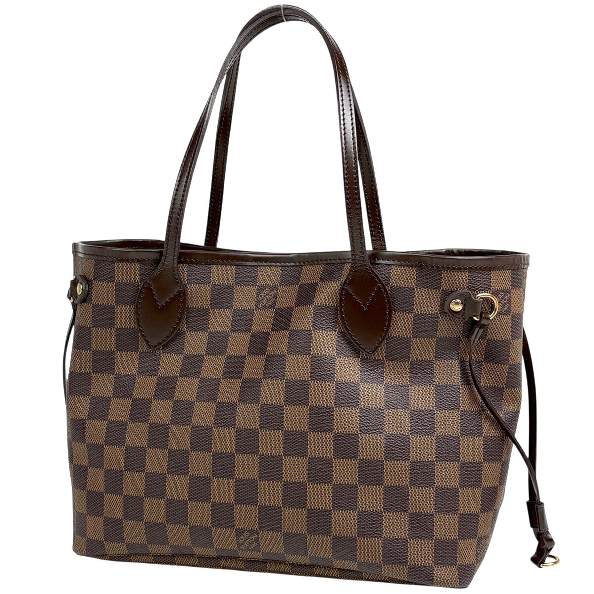 ルイ・ヴィトン Louis Vuitton ネヴァーフルPM ハンドバック トートバッグ ダミエ 赤銅色 N51109 レディース 【中古】