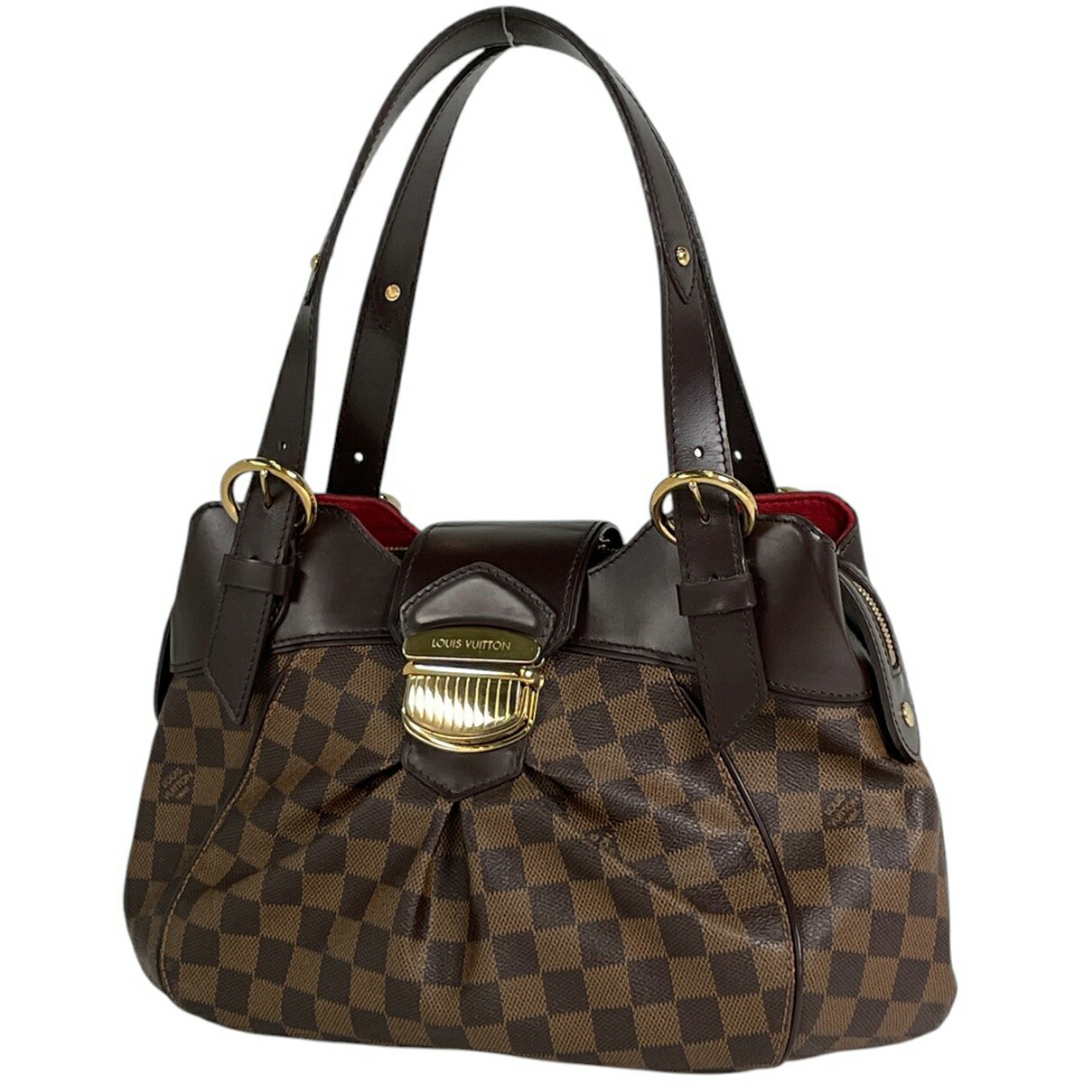 ルイ・ヴィトン Louis Vuitton システィナPM トートバッグ ダミエ 赤銅色 N41542 レディース 【中古】