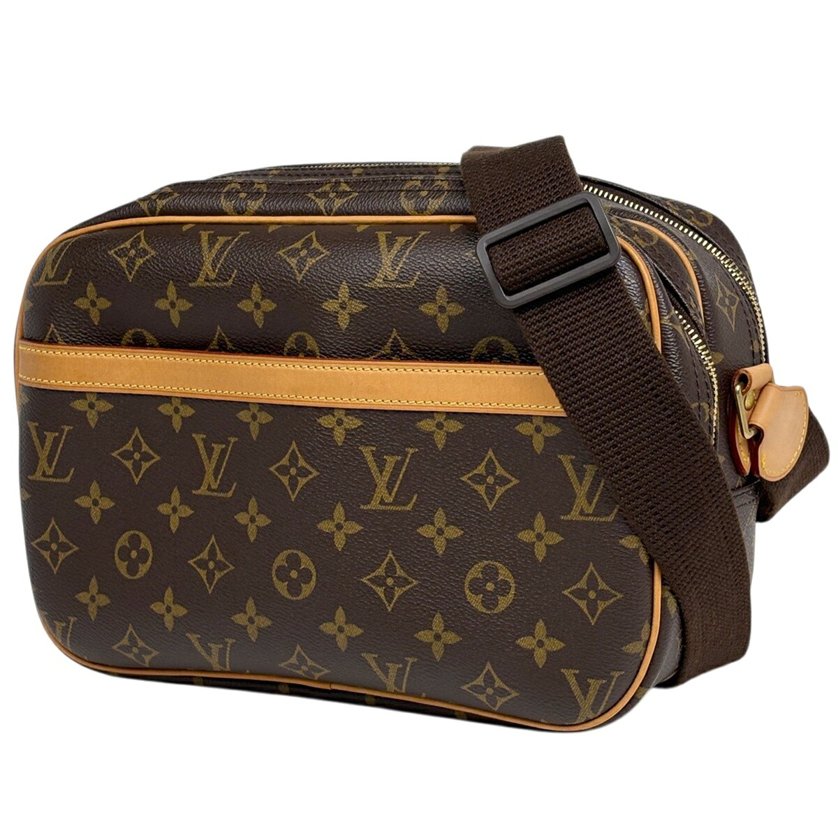 ルイ・ヴィトン Louis Vuitton 通信員PM ショルダーバッグ モノグラム 赤銅色 M45254 レディース 【中古】