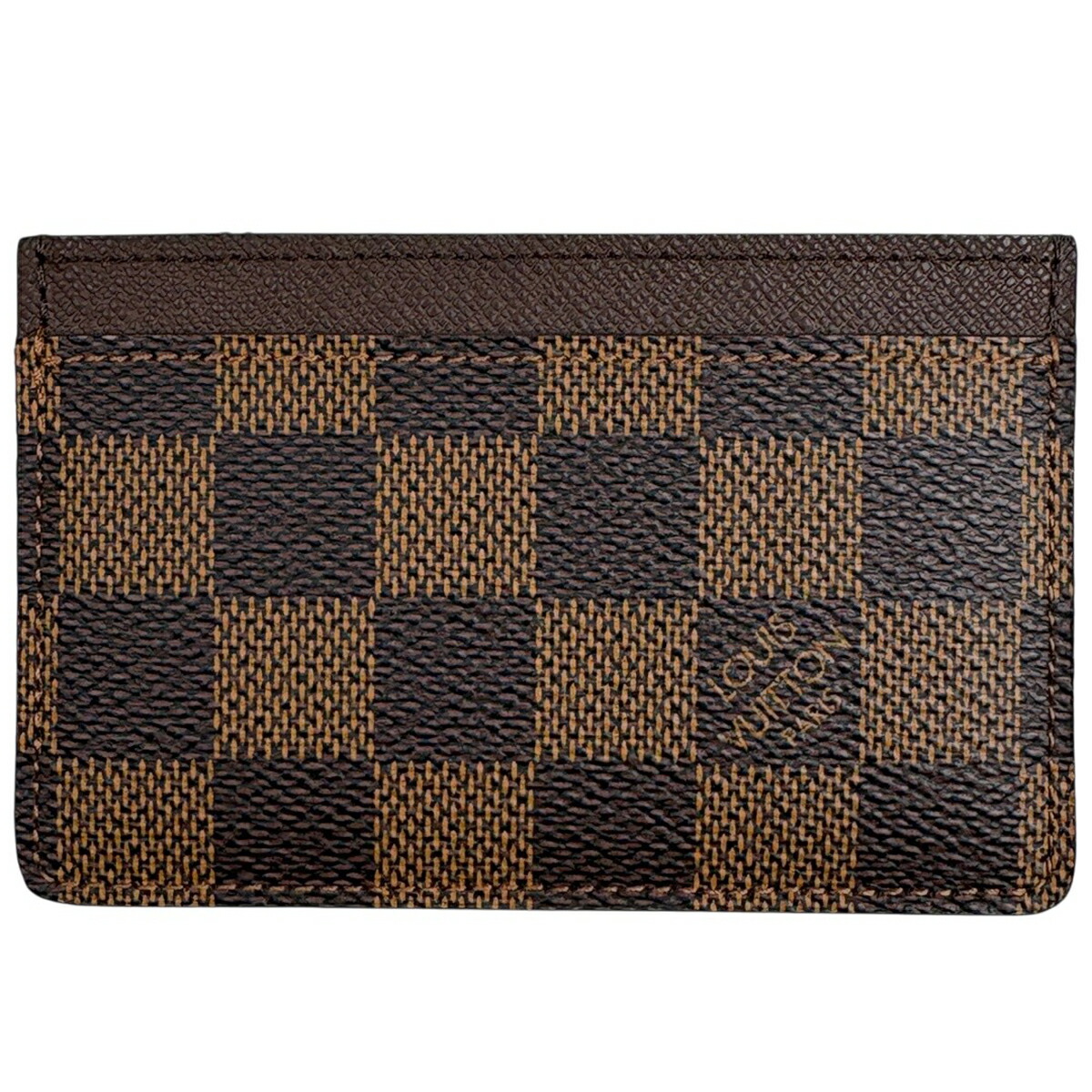 ルイ・ヴィトン Louis Vuitton オポルト ブーム サーンプル 歌留多入れ 定期入れ 歌留多容れもの ダミエ 赤銅色 N61722 レディース 【中古】