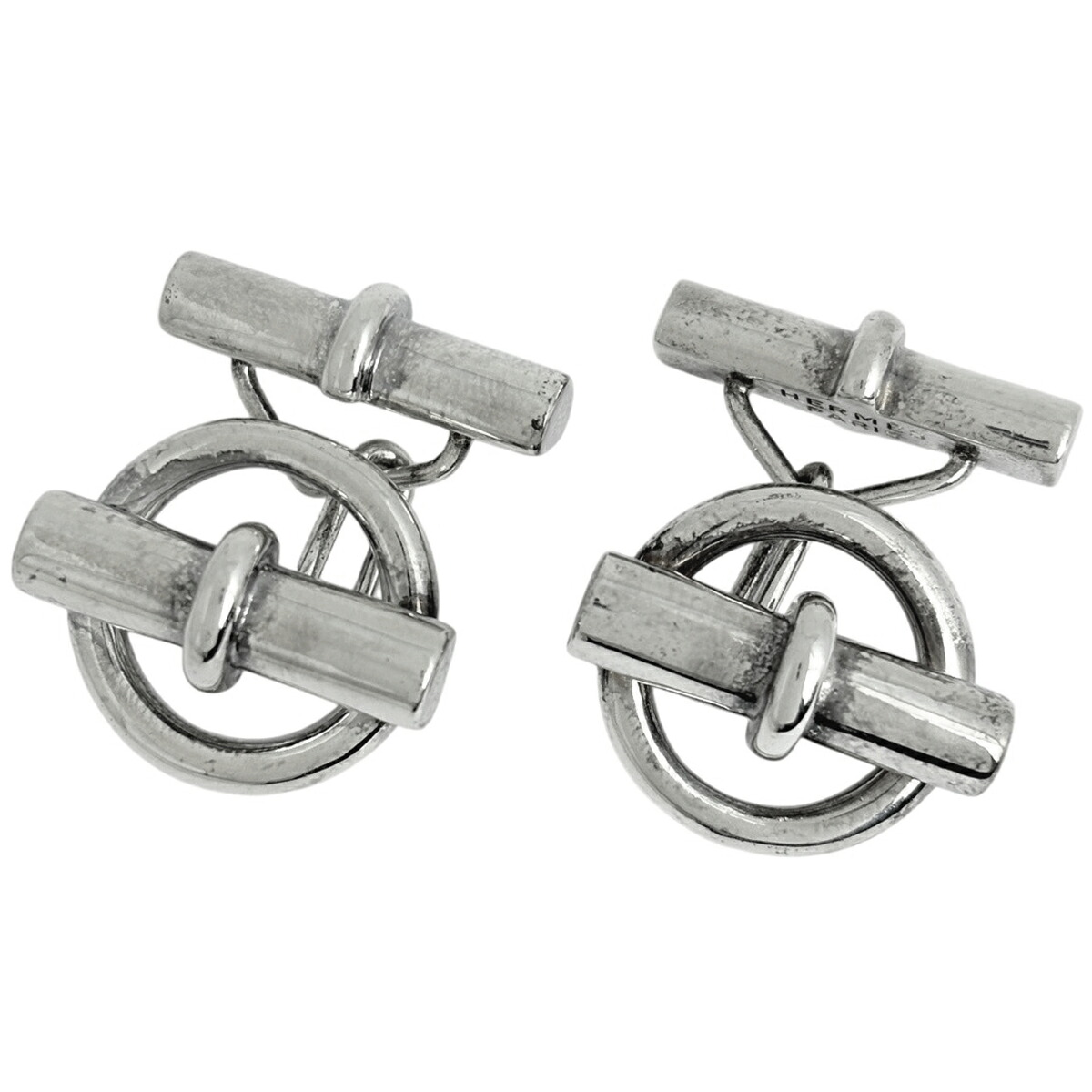 エルメス HERMES シェーヌダンクル カフリンクス カフスボタン シルバー925 シルバー メンズ 【中古】 msp29｜バイセル 店
