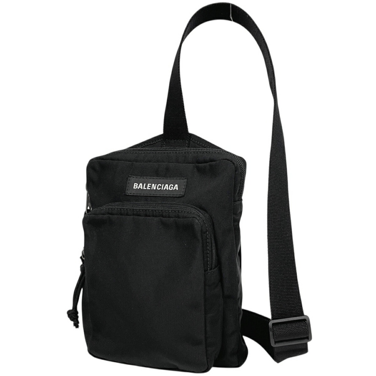 バレンシアガ BALENCIAGA エクスプローラー 上半身御徒面子 ナイロン 黒いこと 593651 メンズ 【中古】