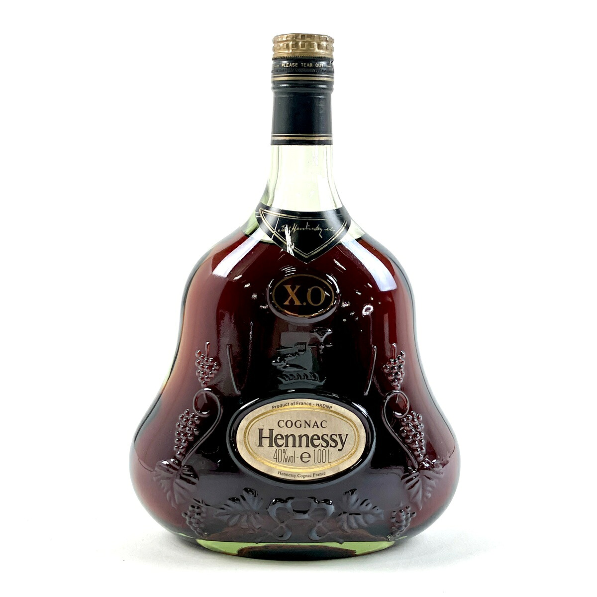 ヘネシー Hennessy XO 金キャップ グリーンボトル 1000ml ブランデー コニャック 【中古】 msp29｜バイセル 店