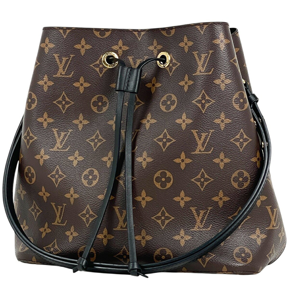 ルイ・ヴィトン Louis Vuitton ネオ ノエ 合財袋型 ショルダーバッグ モノグラム 赤銅色 ノワール(黒いこと) M44020 レディース 【中古】