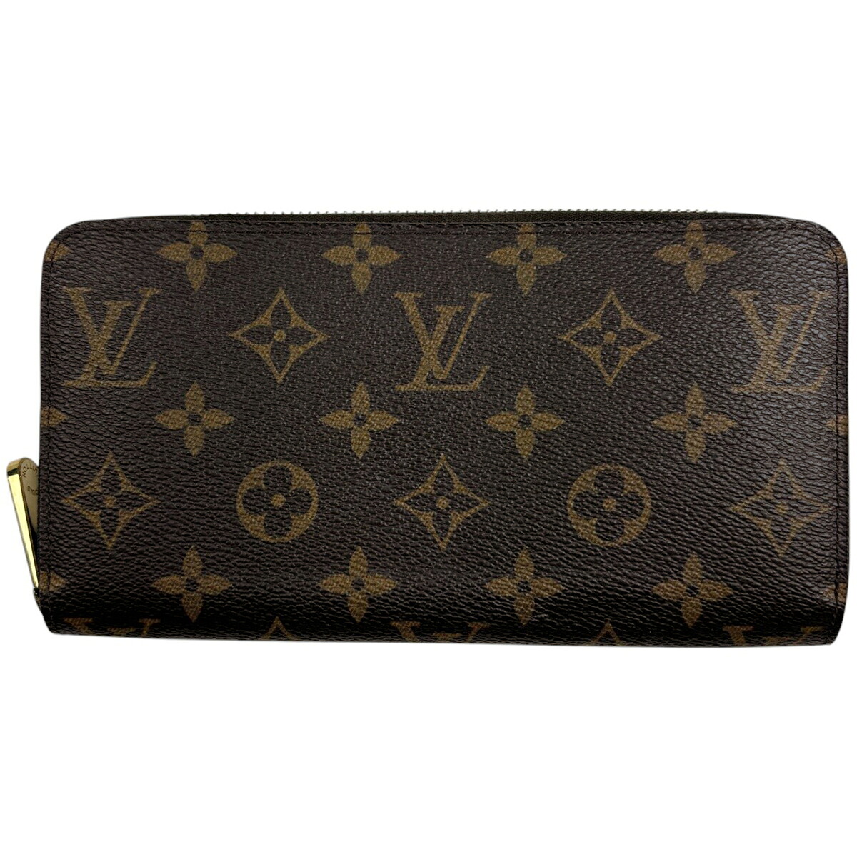 ルイ・ヴィトン Louis Vuitton ジッピー ウォレット ラウンドジップ 長金入れ モノグラム 赤銅色 M60017 レディース 【中古】