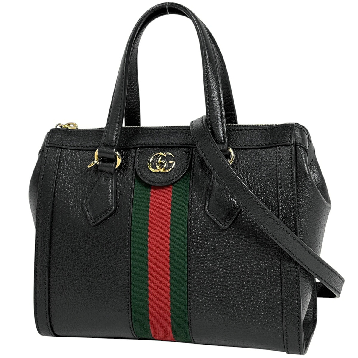 グッチ GUCCI オフィディア スモール GG ハンドバック 2WAY ショルダーバッグ シェリー酒伝達ルート ウェッブ ハンドバック なめし革 黒いこと 547551 レディース 【中古】