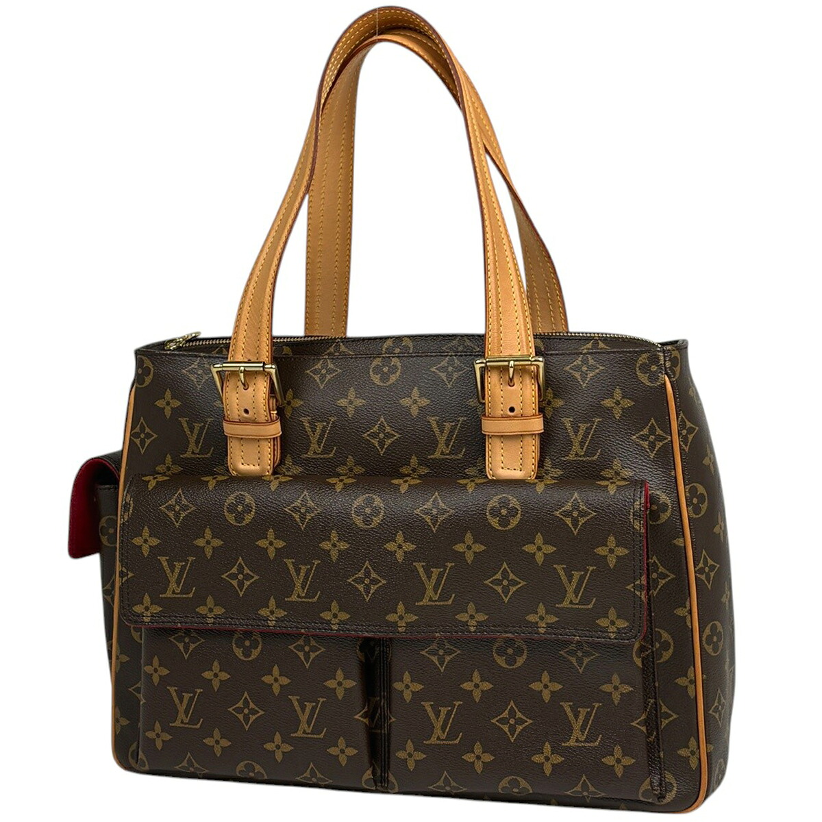 ルイ・ヴィトン Louis Vuitton ミュルティプリ シテ ハンドバック 肩かけ トートバッグ モノグラム 赤銅色 M51162 レディース 【中古】