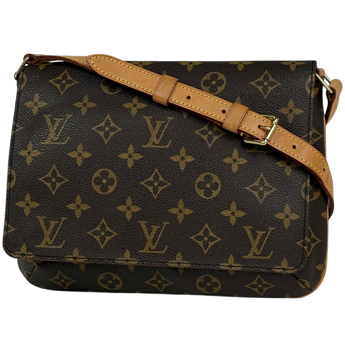 ルイ・ヴィトン Louis Vuitton ミュゼット タンゴ ショート 肩掛け ショルダーバッグ モノグラム ブラウン M51257 レディース 【中古】 msp29|バイセル 店