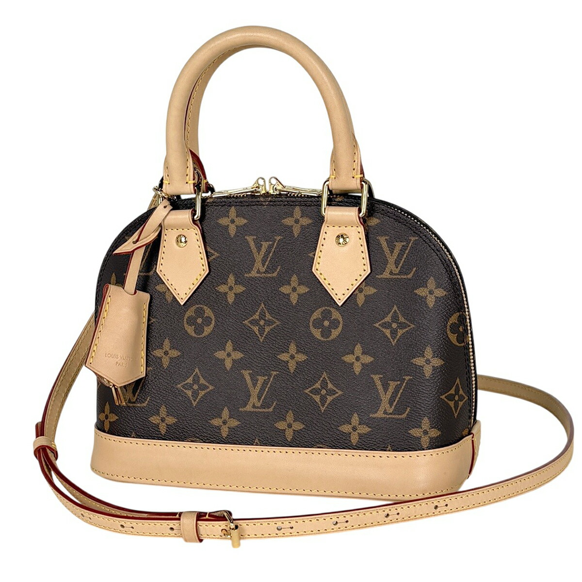 ルイ・ヴィトン Louis Vuitton アルマBB ショルダーバッグ 2WAY ハンドバック モノグラム 赤銅色 M46990 レディース 【中古】