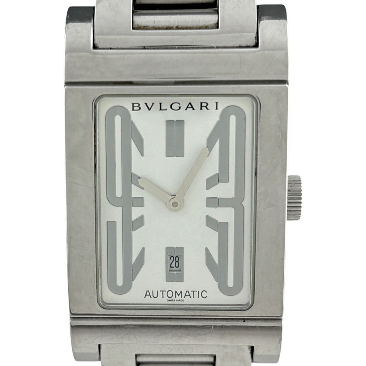 ブルガリ BVLGARI レッダンゴロ RT45S 腕時計 SS 自動巻き ホワイト メンズ 【中古】 msp29|バイセル 店
