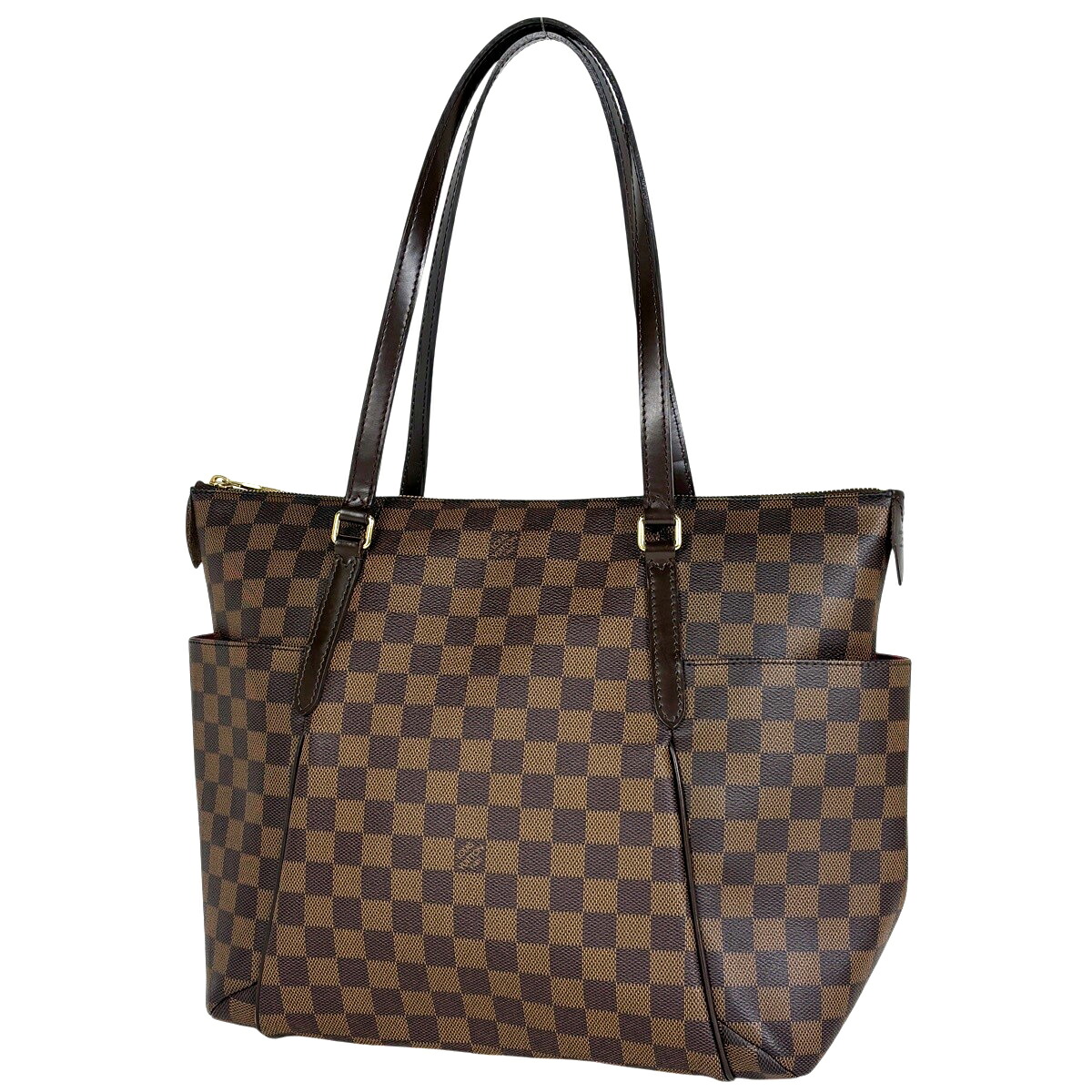 ルイ・ヴィトン Louis Vuitton トータリーMM ショルダーバッグ トートバッグ ダミエ 赤銅色 N41281 レディース 【中古】