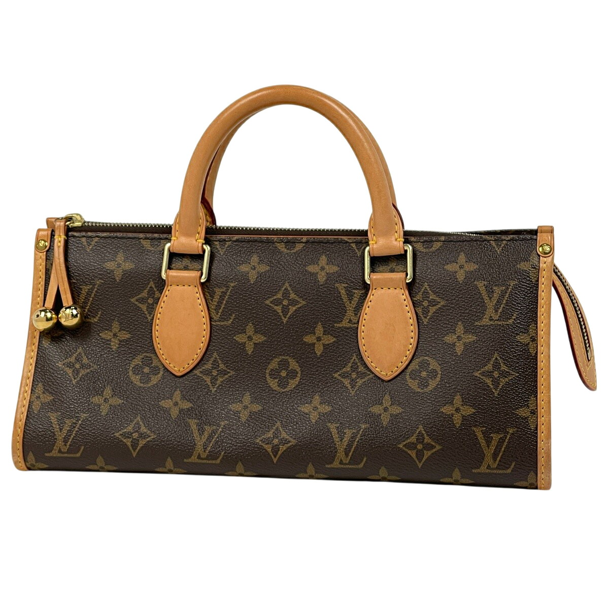 ルイ・ヴィトン Louis Vuitton ポパンクール 手提げ ハンドバック モノグラム 赤銅色 M40009 レディース 【中古】