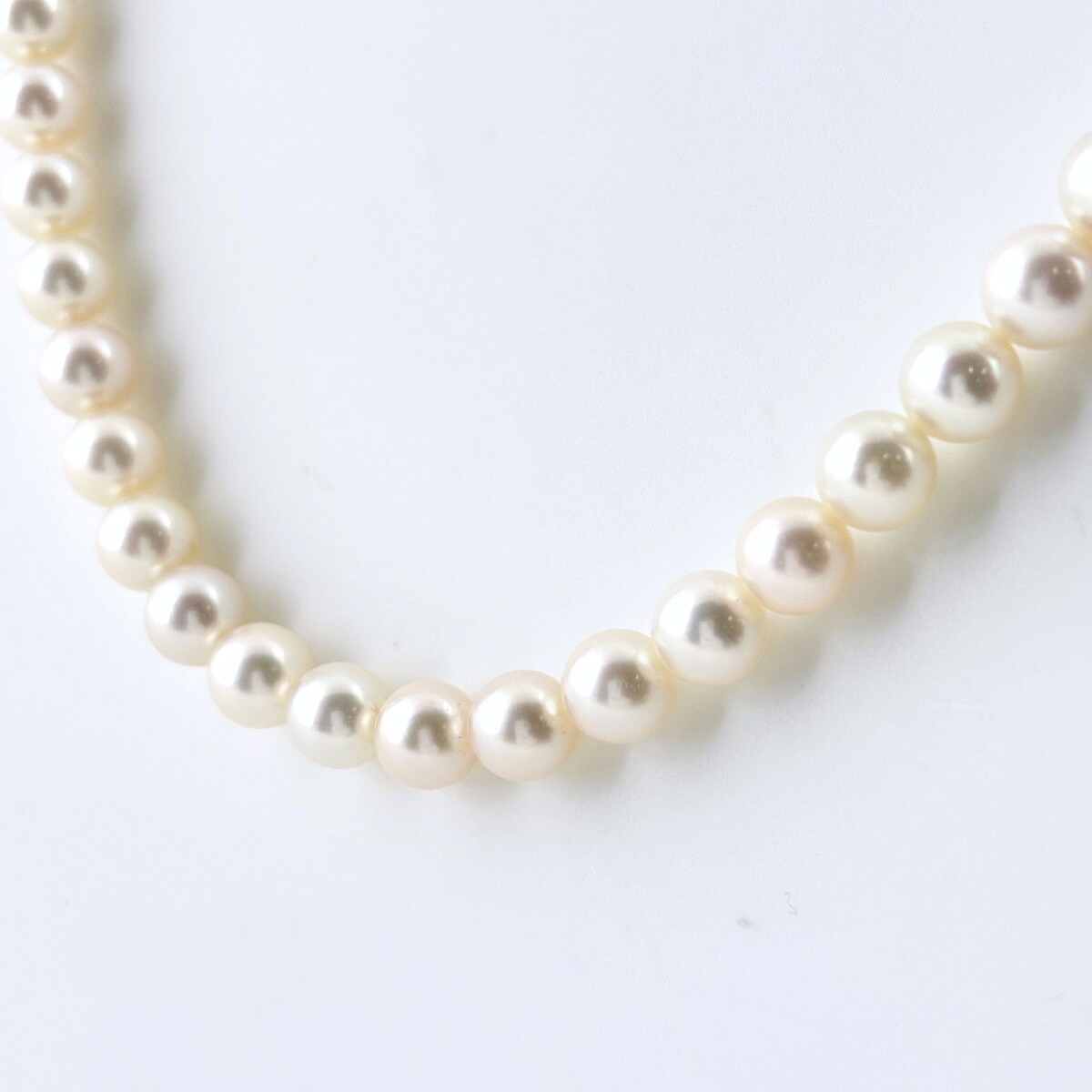 ミキモト MIKIMOTO パール ネックレス WG ホワイトゴールド 真珠 ネックレス K14 WG パール レディース 【中古】 msp29｜バイセル 店