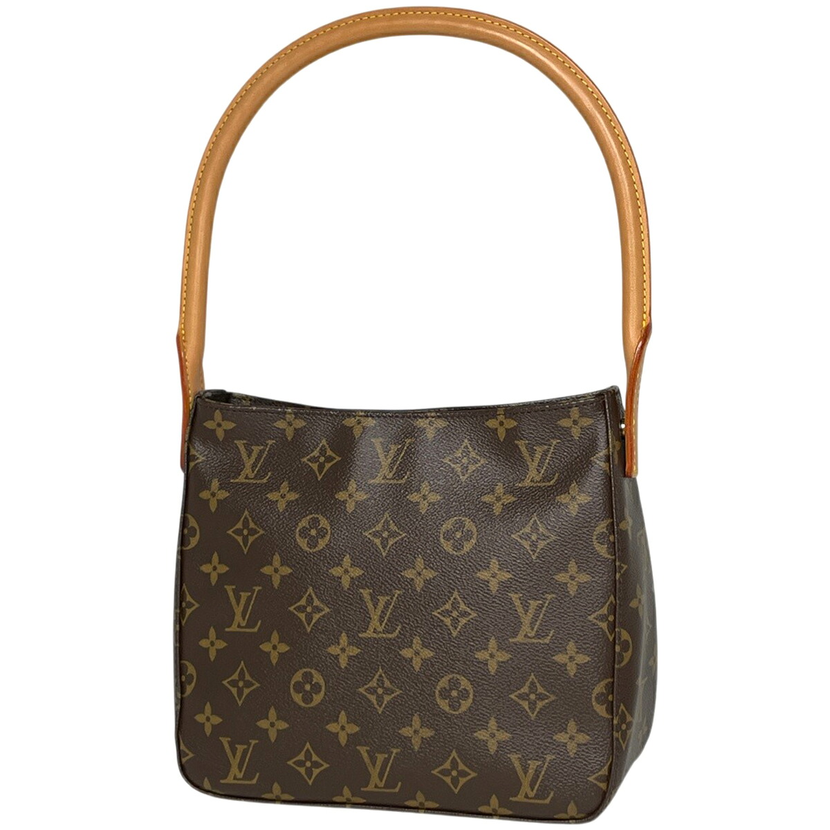 ルイ・ヴィトン Louis Vuitton ルーピングMM ショルダーバッグ モノグラム 赤銅色 M51146 レディース 【中古】