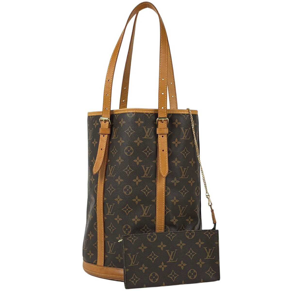 ルイ・ヴィトン Louis Vuitton 井戸釣瓶GM ショルダーバッグ 井戸釣瓶型 トートバッグ モノグラム 赤銅色 M42236 レディース 【中古】