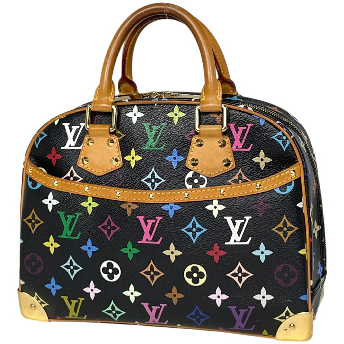 ルイ・ヴィトン Louis Vuitton トゥルーヴィル ハンドバッグ モノグラムマルチカラー ノワール(ブラック) M92662 レディース 【中古】｜バイセル 店