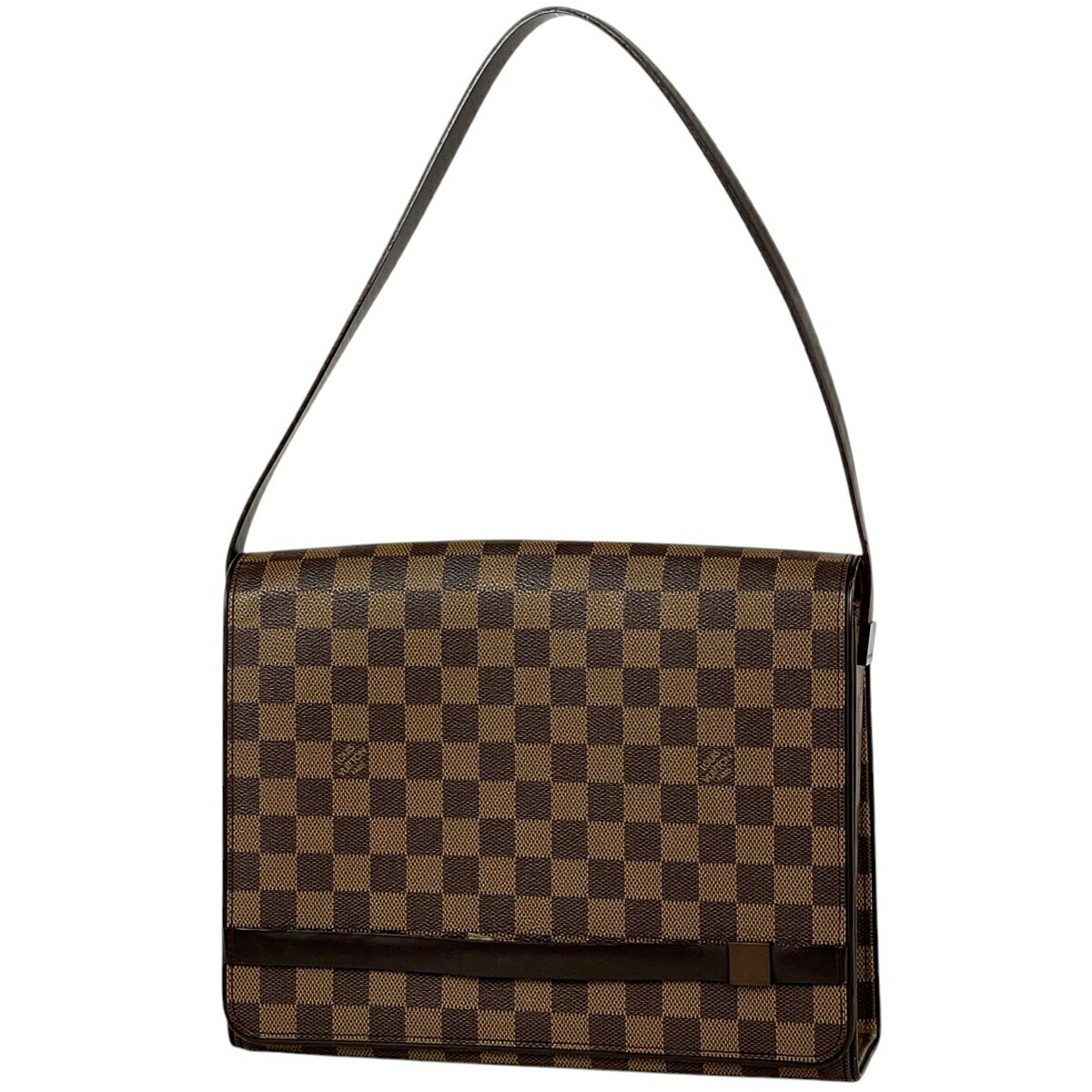 【ジャンク品】ルイ・ヴィトン Louis Vuitton トライベッカ カレ ショルダーバッグ ダミエ ブラウン N51161 レディース 【中古】 msp29｜バイセル 店