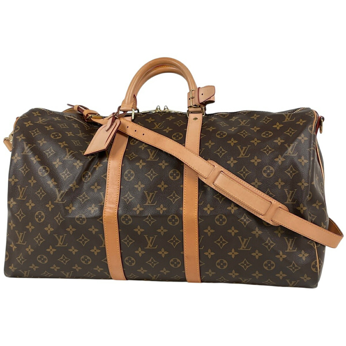 ルイ・ヴィトン Louis Vuitton キーポル バンドリエール55 2WAY ボストンバッグ モノグラム ブラウン M41414 レディース 【中古】 msp29|バイセル 店