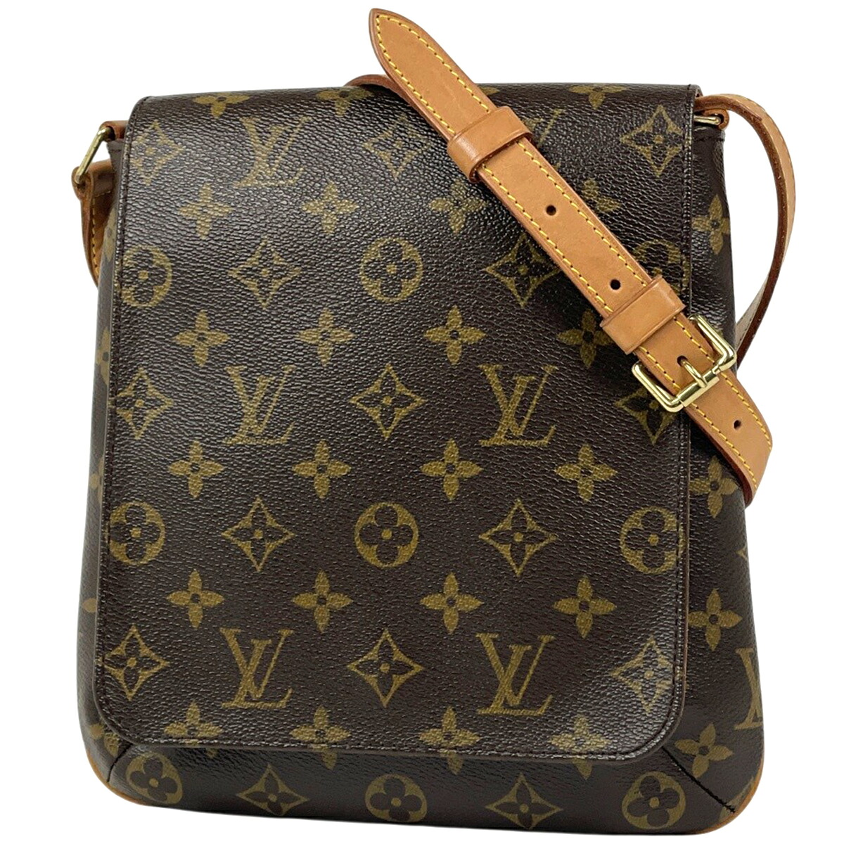 ルイ・ヴィトン Louis Vuitton ミュゼット サルサ ロング 斜め掛け ショルダーバッグ モノグラム ブラウン M51387 レディース 【中古】 msp29|バイセル 店