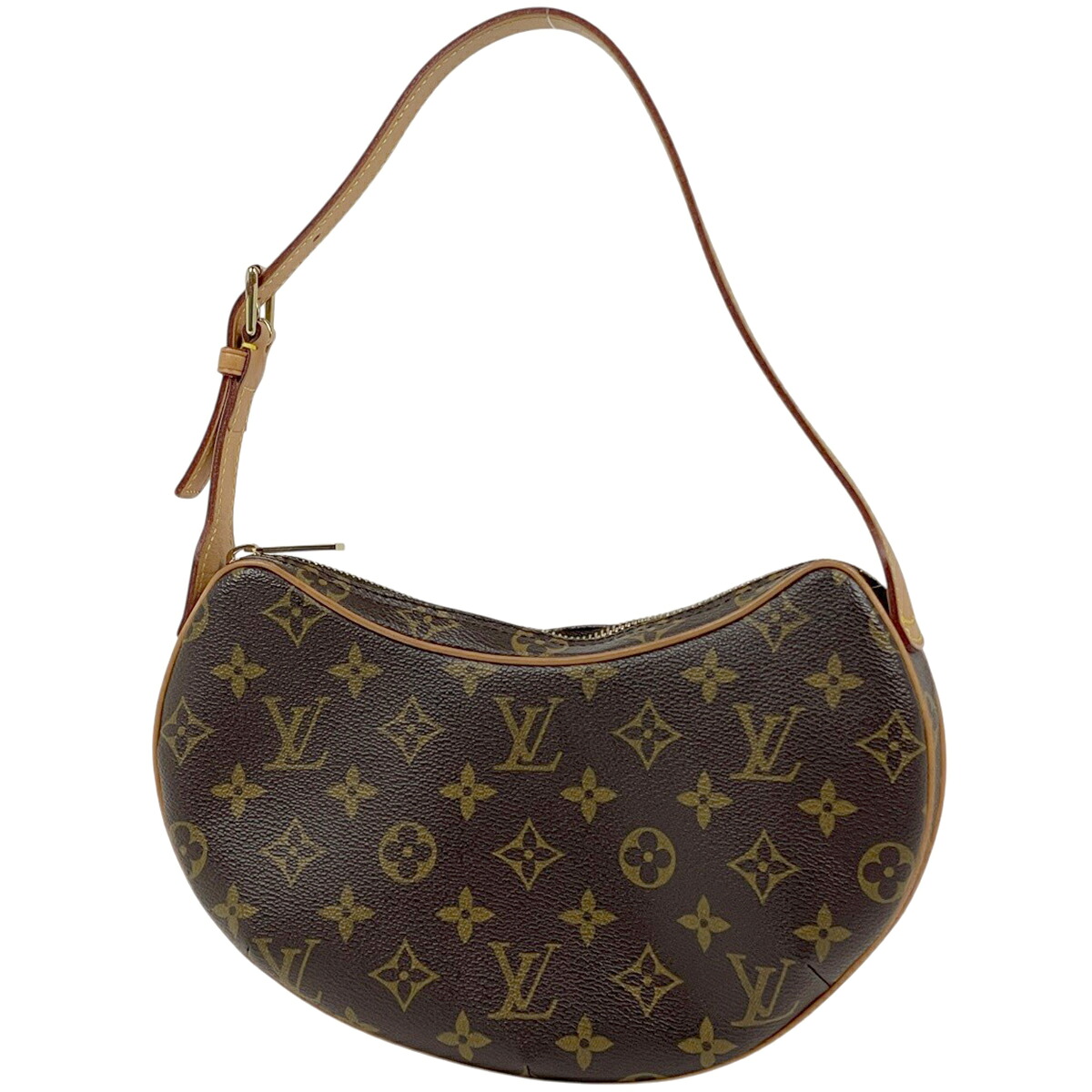 ルイ・ヴィトン Louis Vuitton ポシェット クロワッサン 壱肩部 ショルダーバッグ モノグラム 赤銅色 M51510 レディース 【中古】