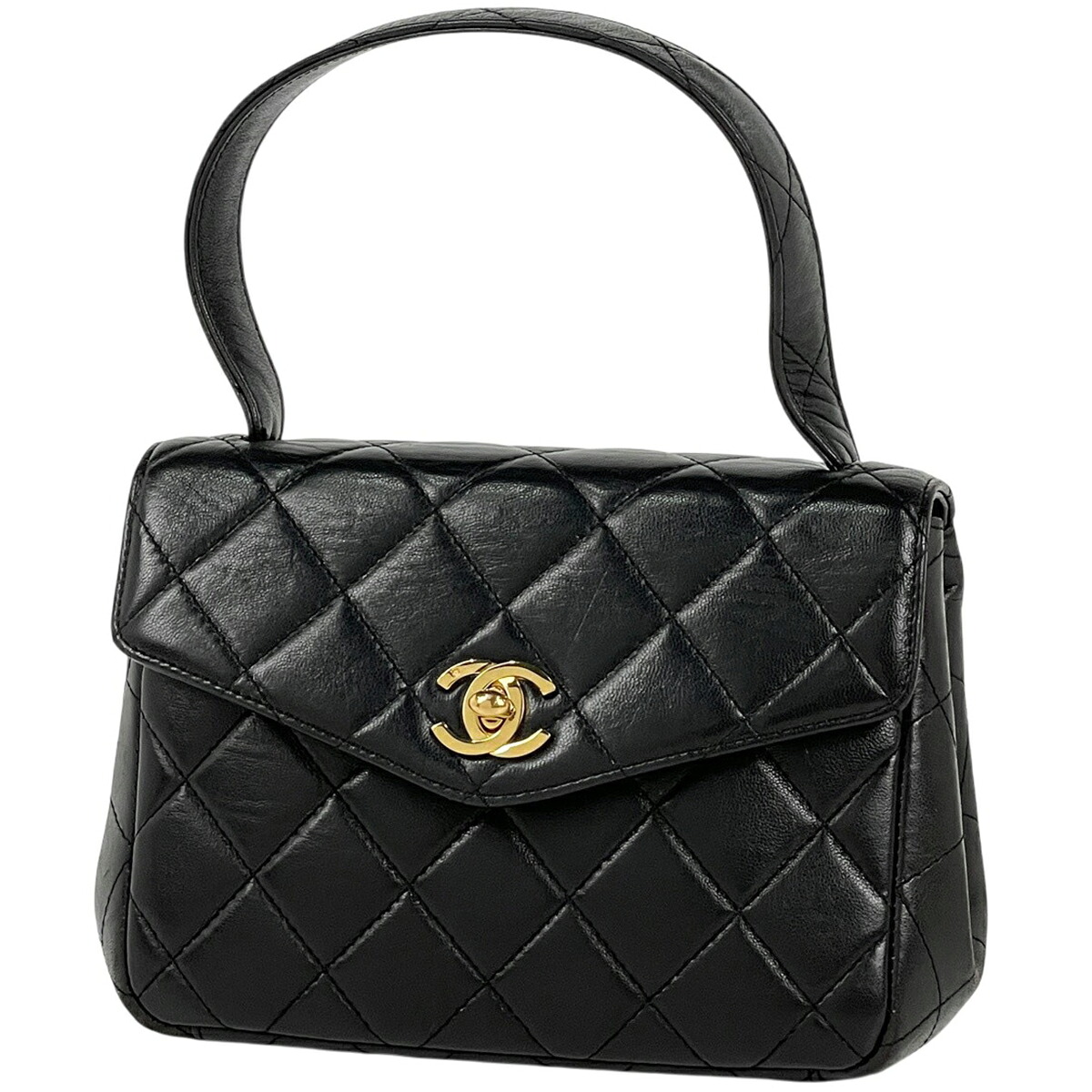 シャネル CHANEL ココマーク ハンドバッグ マトラッセ レザー ブラック レディース 【中古】｜バイセル 店