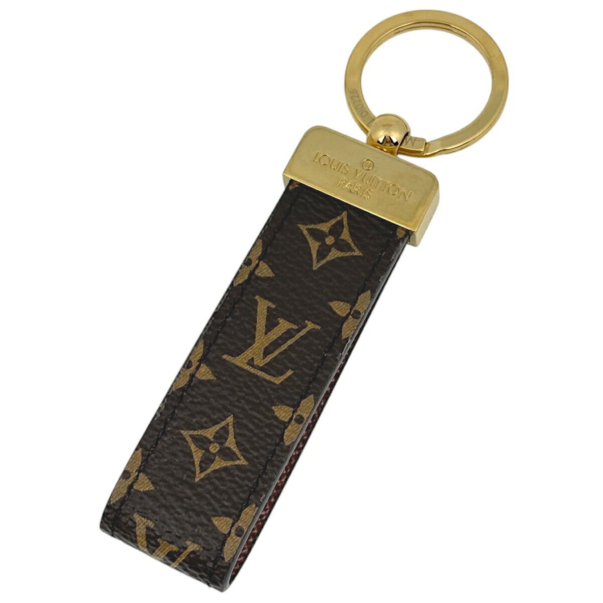 ルイ・ヴィトン Louis Vuitton キーホルダー ドラゴンヌ メタル モノグラム ゴールド ブラウン M65221 レディース 【中古】 msp29｜バイセル 店