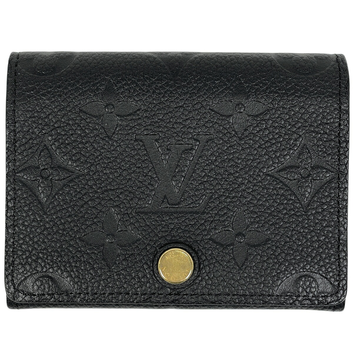 ルイ・ヴィトン Louis Vuitton アンヴェロップ カルト ドゥ ヴィジット 名刺入れ カード入れ カードケース モノグラムアンプラント ノワール(ブラック) M58456 レディース 【中古】 msp29｜バイセル 店