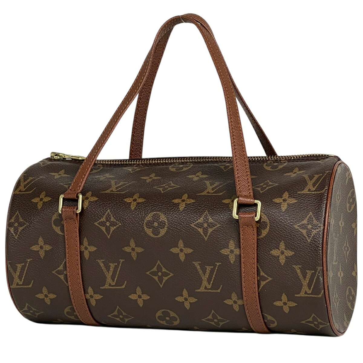 ルイ・ヴィトン Louis Vuitton パピヨン26 筒型 旧旧型 ハンドバッグ モノグラム ブラウン M51366 レディース 【中古】 msp29｜バイセル 店