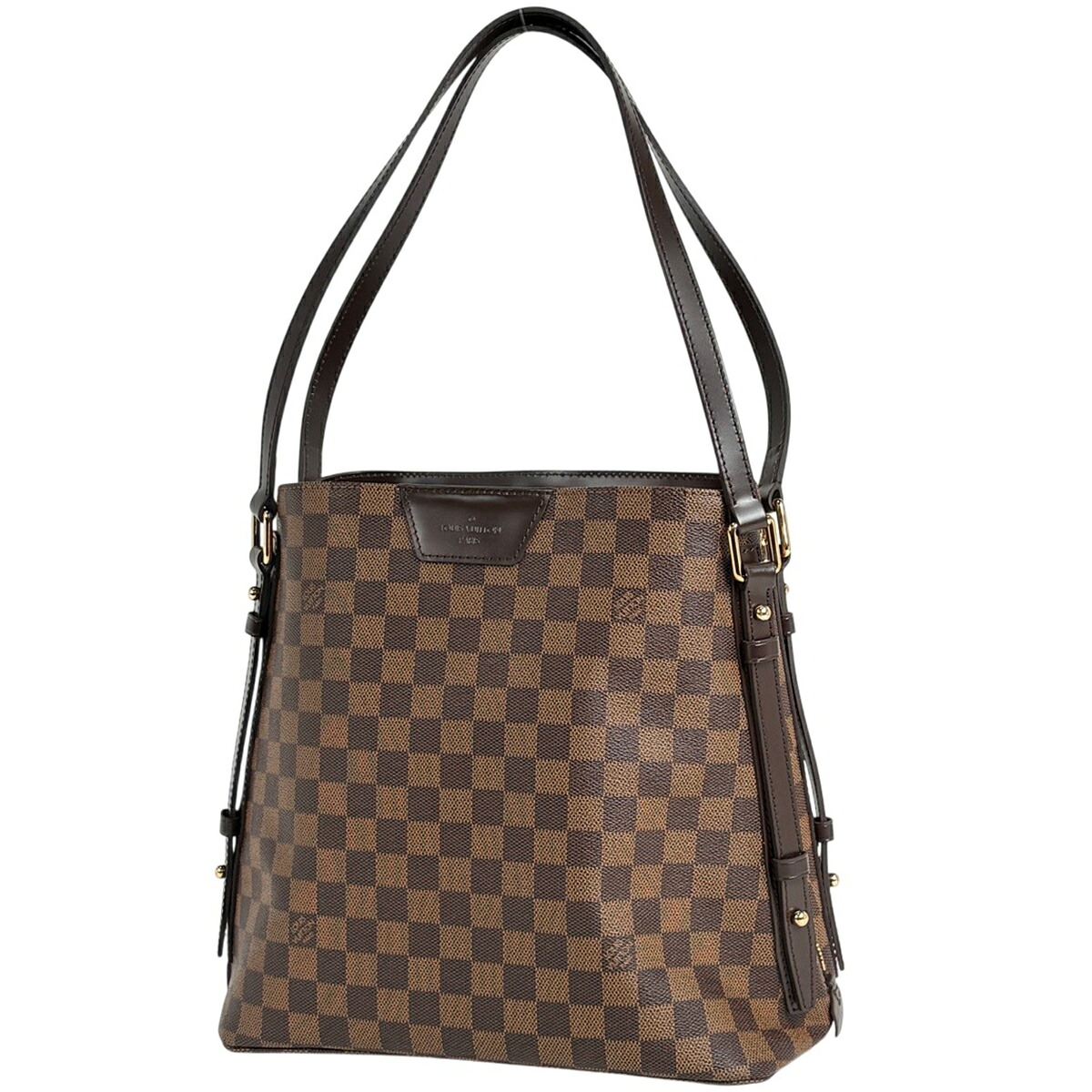 ルイ・ヴィトン Louis Vuitton カバ リヴィントン ショルダーバッグ トートバッグ ダミエ ブラウン N41108 レディース 【中古】 msp29｜バイセル 店