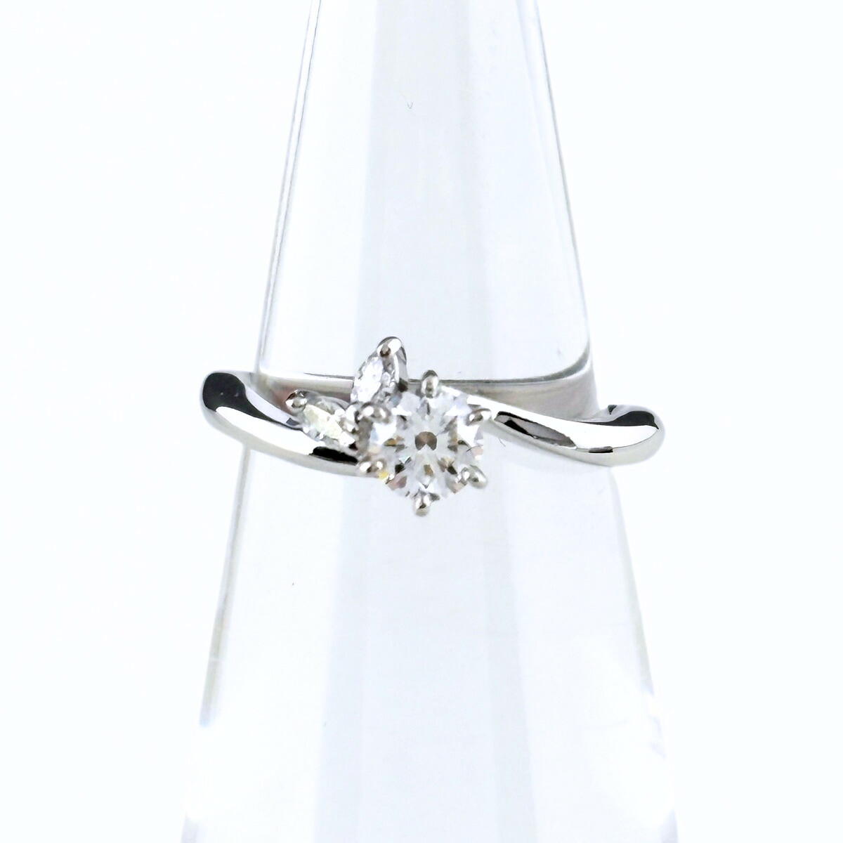 NIWAKA 俄 メレダイヤ リング プラチナ 指輪 リング 5.5号 Pt950 ダイヤモンド レディース 【中古】｜バイセル 店