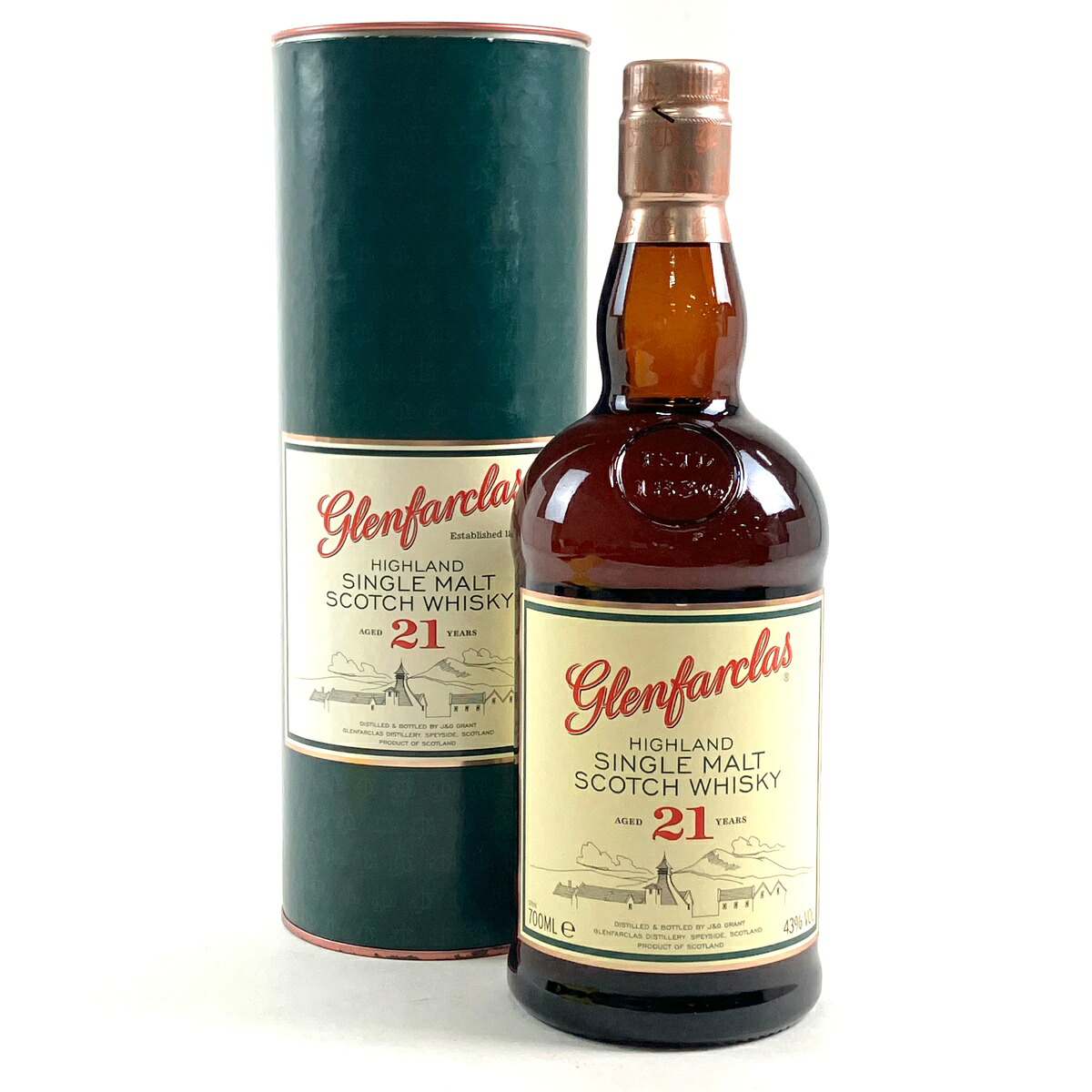 グレンファークラス Glenfarclas 21年 700ml スコッチウイスキー シングルモルト 【中古】 msp29|バイセル 店