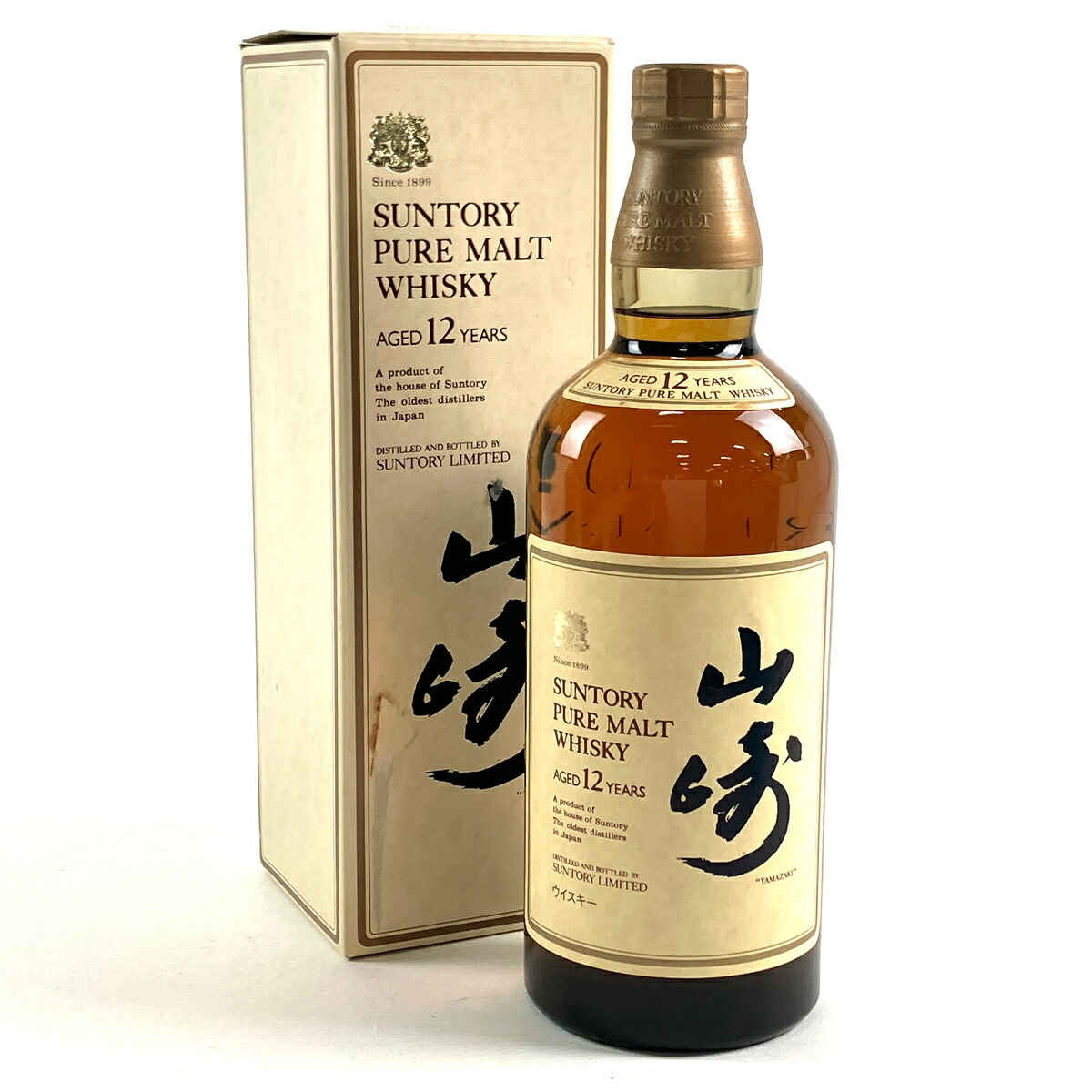 【東京都内限定お届け】 サントリー SUNTORY 山崎 12年 ピュアモルト 向獅子 750ml 国産ウイスキー 【中古】 msp29|バイセル 店