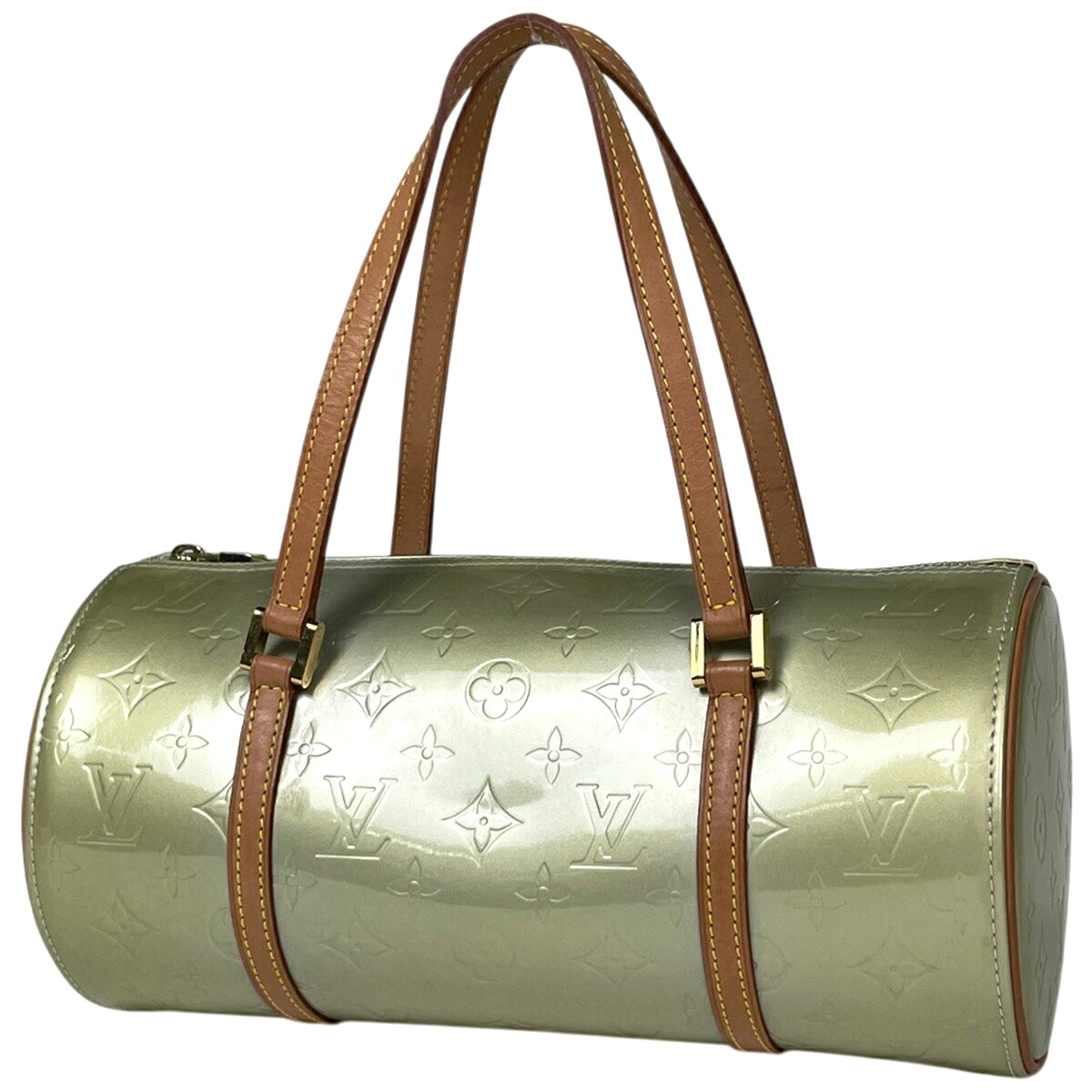 ルイ・ヴィトン Louis Vuitton ベッドフォード 筒型 ショルダーバッグ エナメル ハンドバッグ モノグラムヴェルニ グリ(グレー) M91331 レディース 【中古】 msp29|バイセル 店