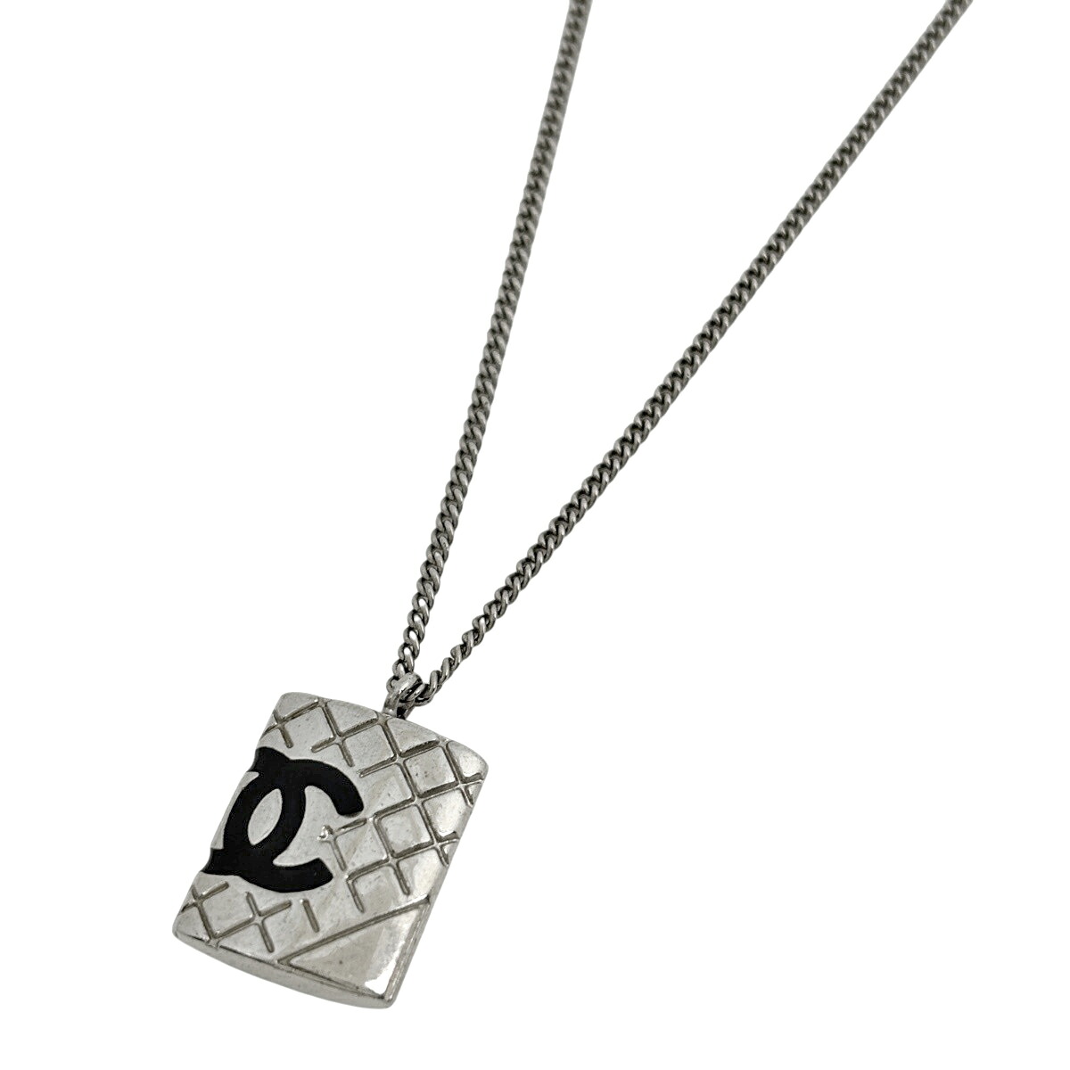 シャネル CHANEL カンボンライン ネックレス ココマーク シルバーメッキ シルバー レディース 【中古】｜バイセル 店