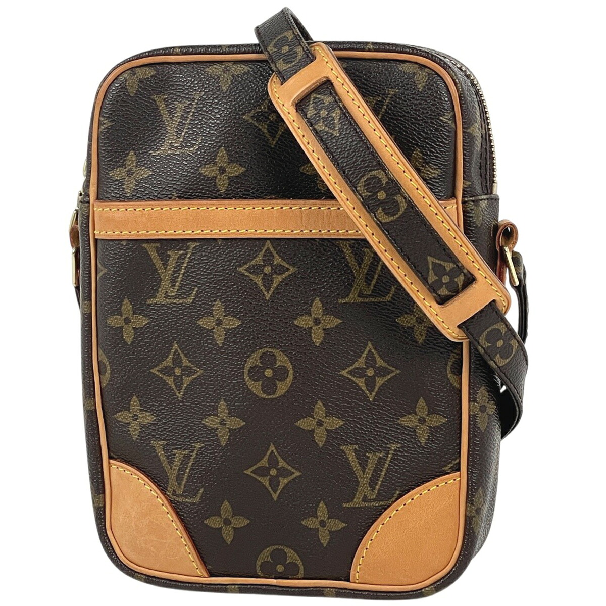 ルイ・ヴィトン Louis Vuitton ダヌーブ 斜め掛け ショルダーバッグ モノグラム ブラウン M45266 レディース 【中古】｜バイセル 店